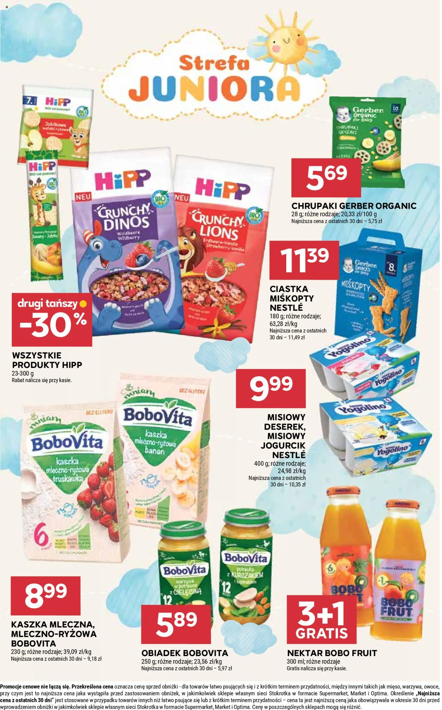 Stokrotka gazetka - Market od 09.04.2026 | Strona: 24 | Produkty: Stokrotka, Bobo frut, Banan, Ciastka