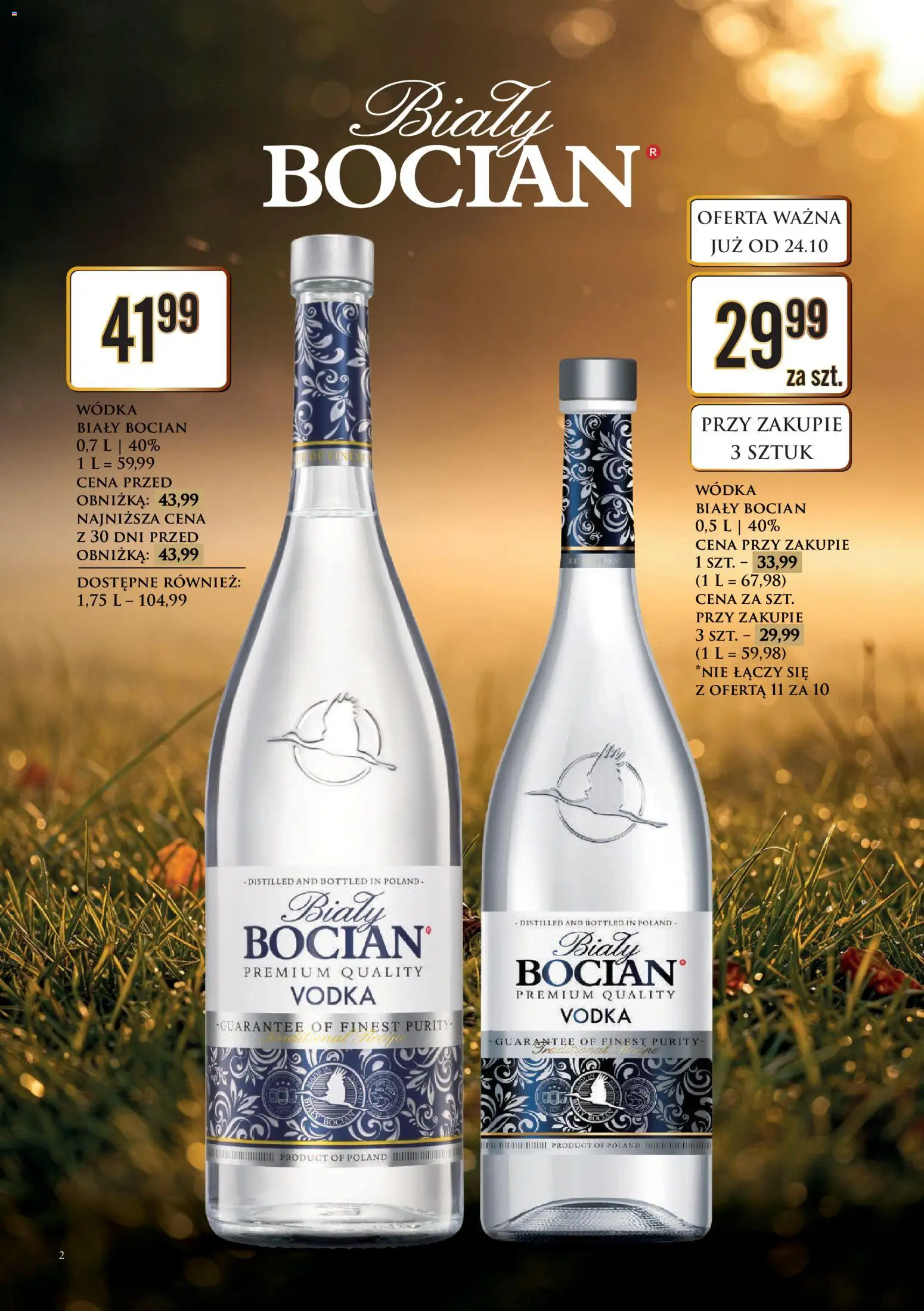 Dino Gazetka alkoholowa od 24.10.2025 | Strona: 2 | Produkty: Vodka, Wódka