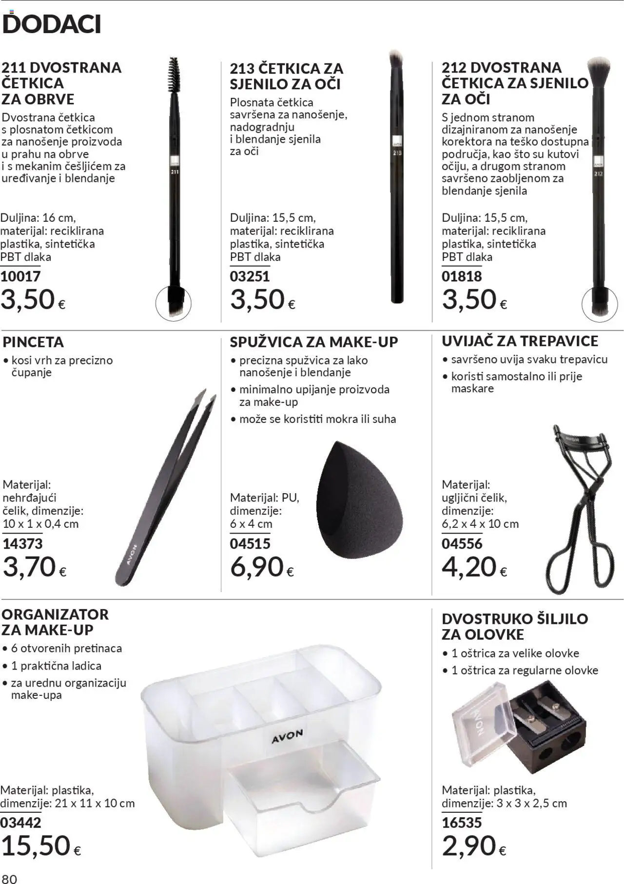 Avon katalog | vrijedi od 30.09.2025 | Stranica: 80 | Proizvodi: Šiljilo, Sjenilo za obrve, Sjenilo za oči