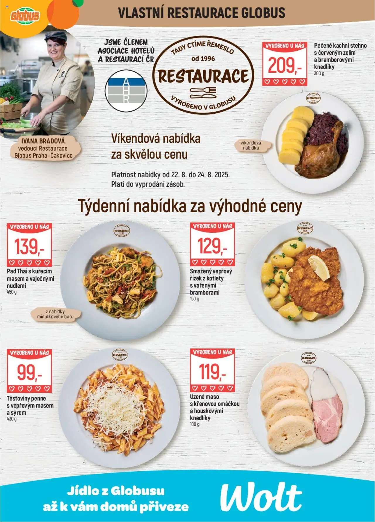 Globus leták od 20.08.2025 | Strana: 9 | Produkty: Penne, Globus, Těstoviny, Maso