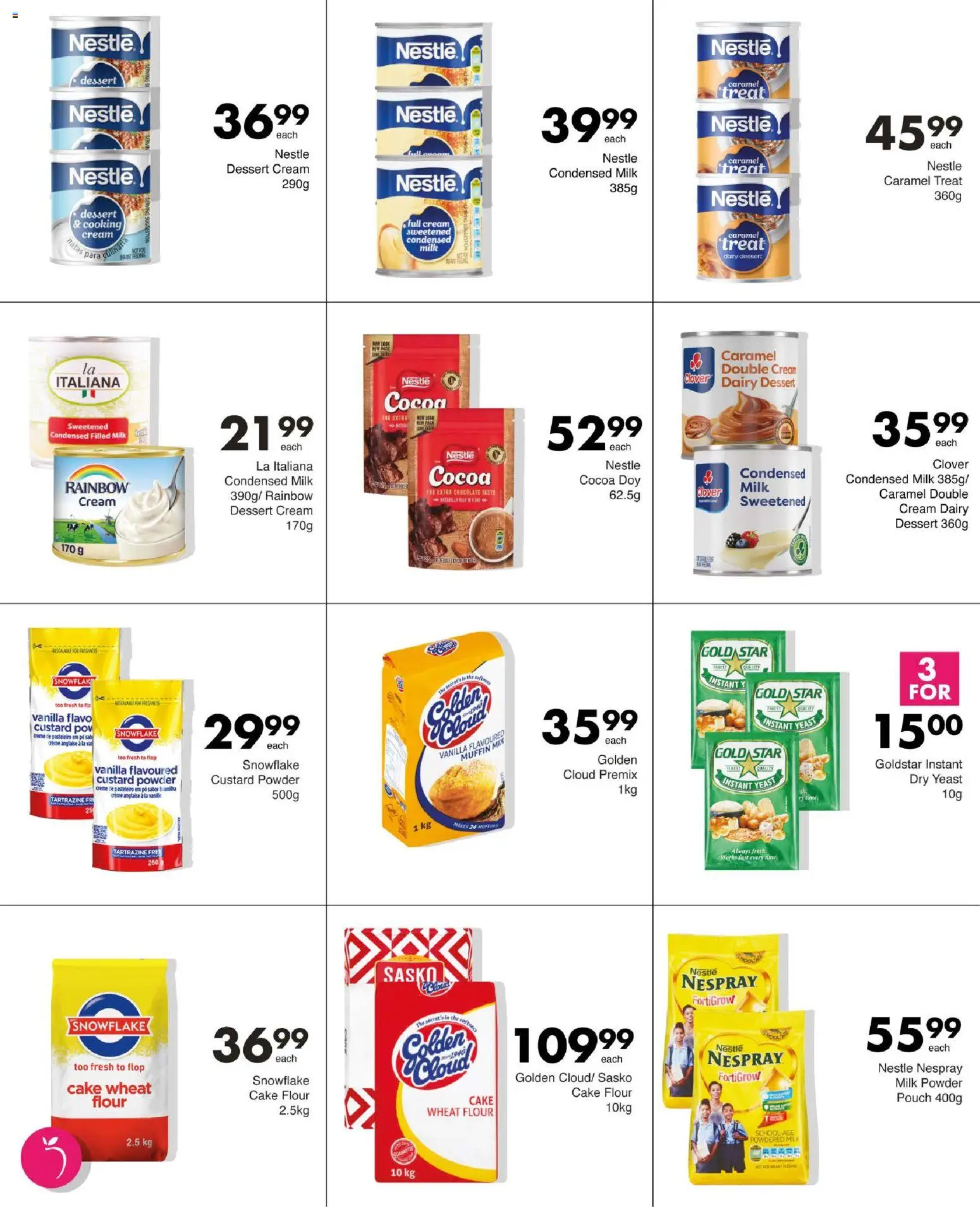 New Save catalogue – valid from 13.11.2025 | Page: 29 | Products: Muffins, Custard, Milk, Condensed milk
