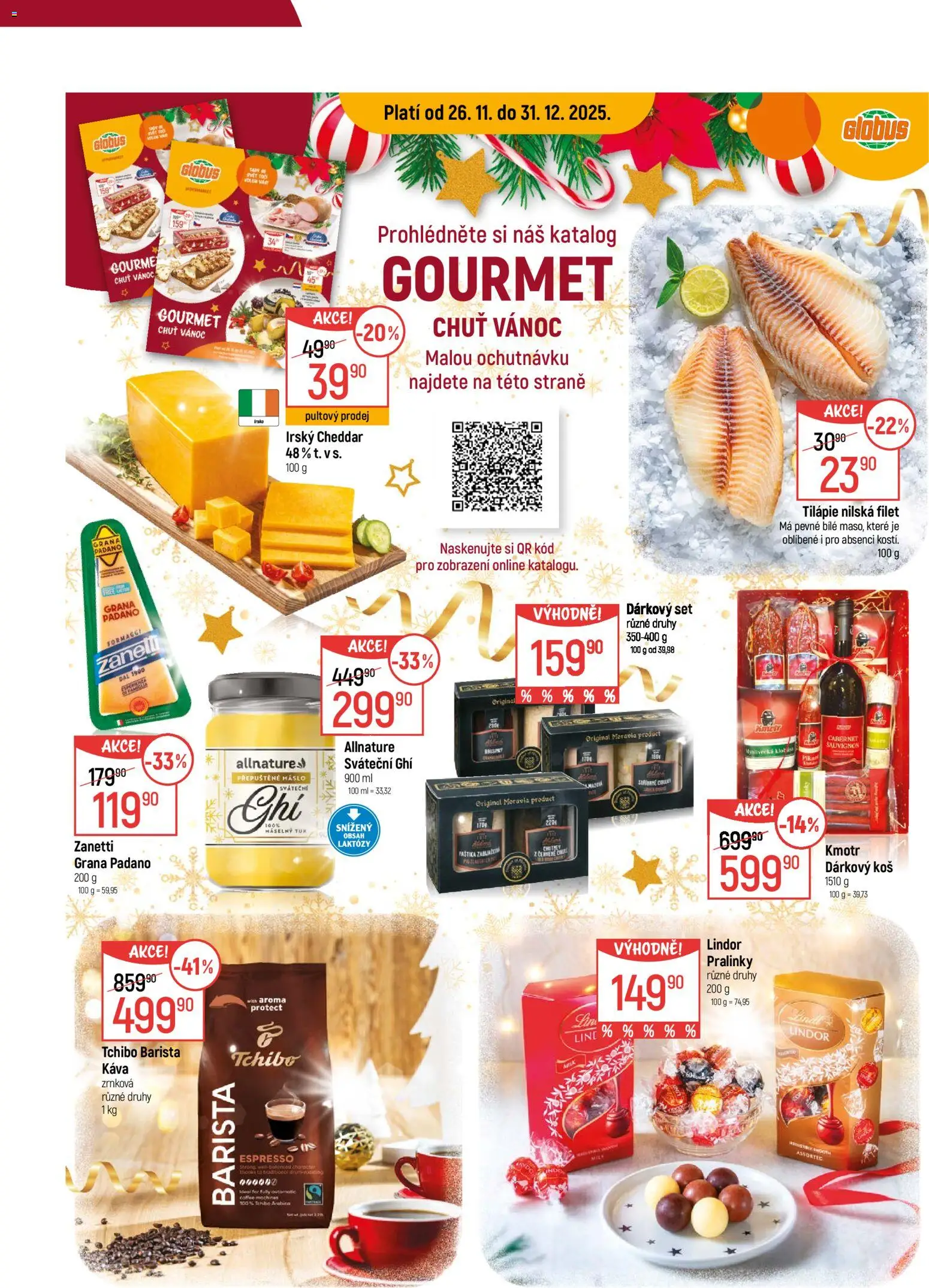 Globus leták - Karlovy Vary od 10.12.2025 | Strana: 14 | Produkty: Lindor, Gourmet, Tchibo, Koš