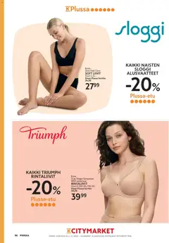 K-Market-mainoslehti voimassa 25.03.2026 alkaen | Sivu: 96 | Tuotteet: Alusvaatteet, Rintaliivit