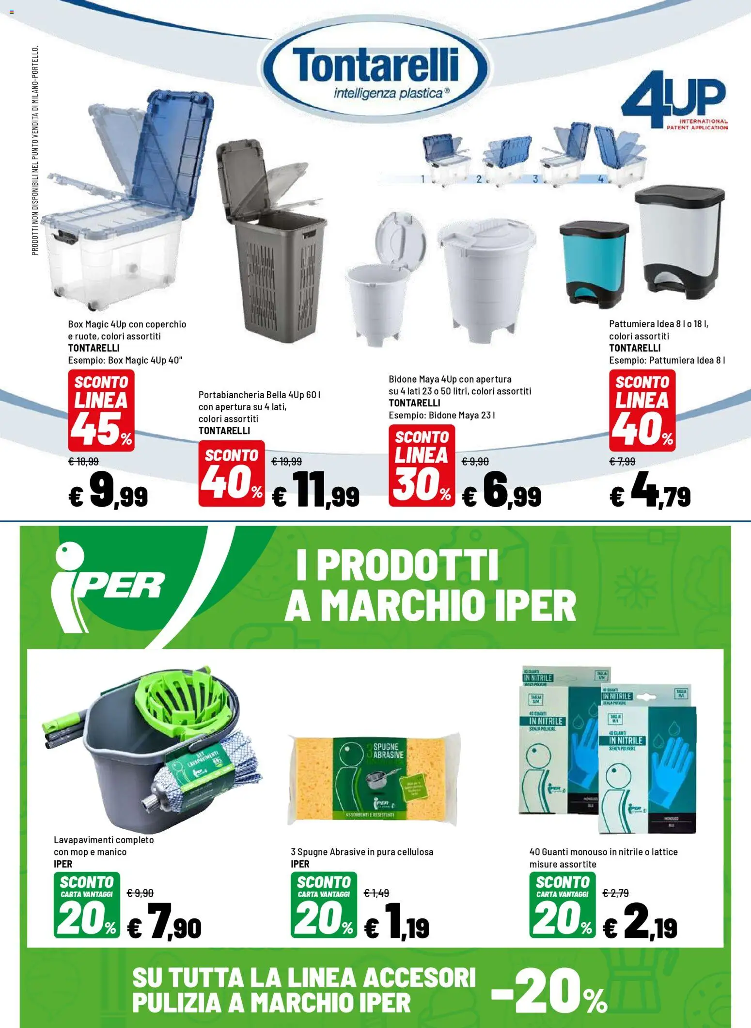 Volantino Iper del 07.04.2026 | Pagina: 15 | Prodotti: Guanti, Pattumiera, Portabiancheria