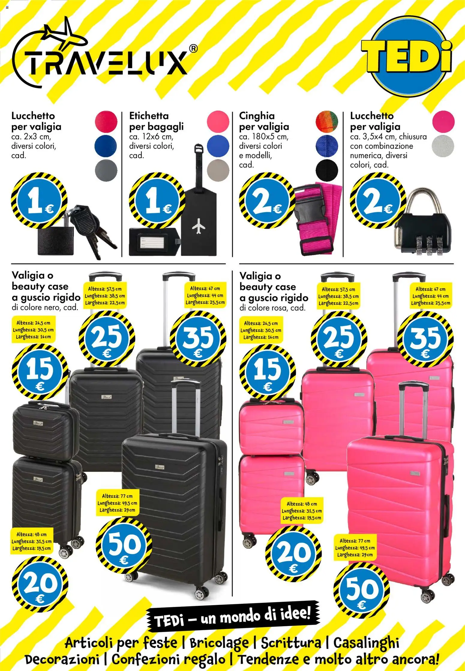 Volantino TEDi del 06.03.2026 | Pagina: 38 | Prodotti: Valigia, Decorazioni