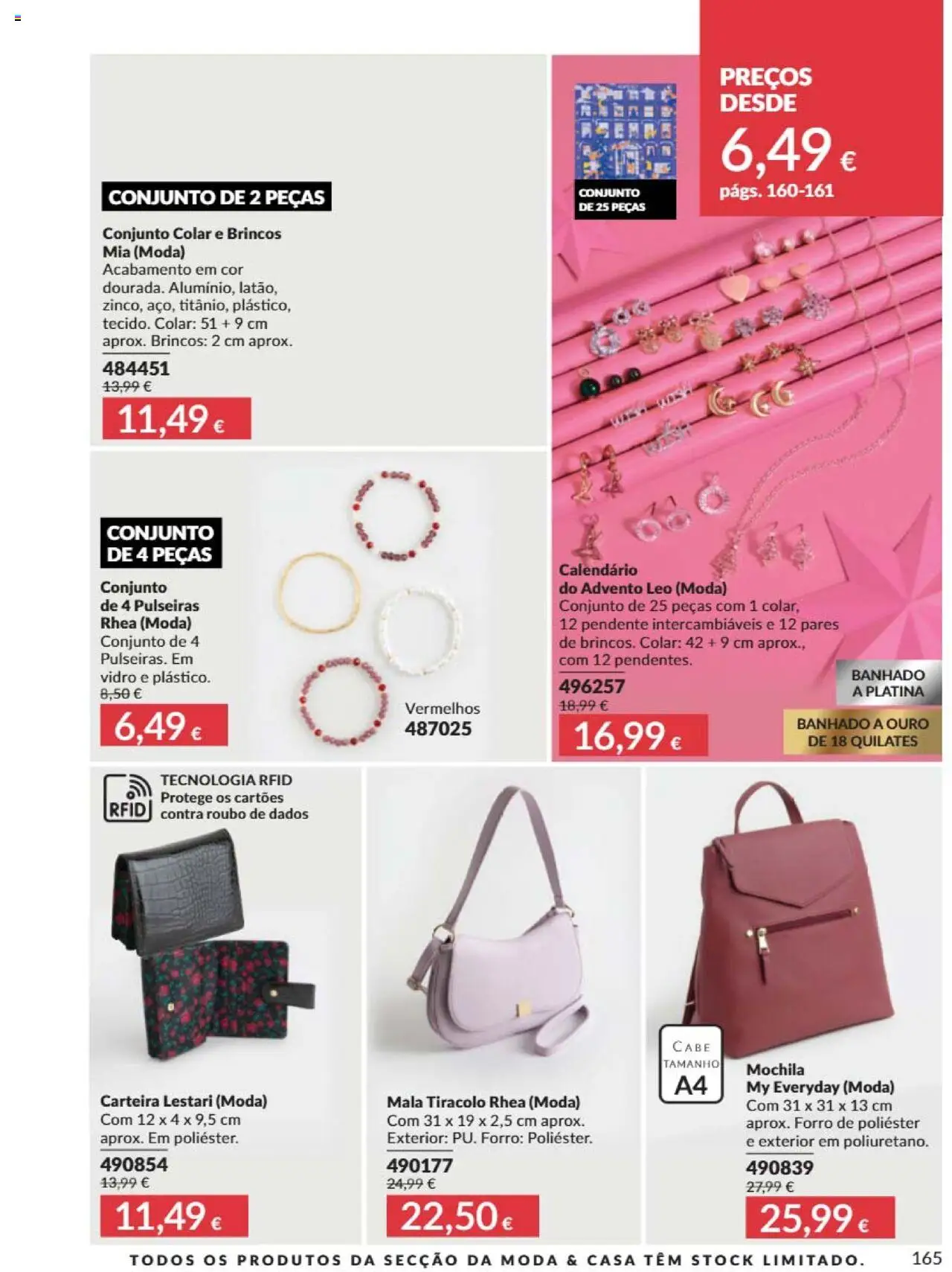 Catálogo Avon Campanha 6 │ válido de 01.06.2025 | Página: 165 | Produtos: Mochila, Carteira, Brincos, Colar