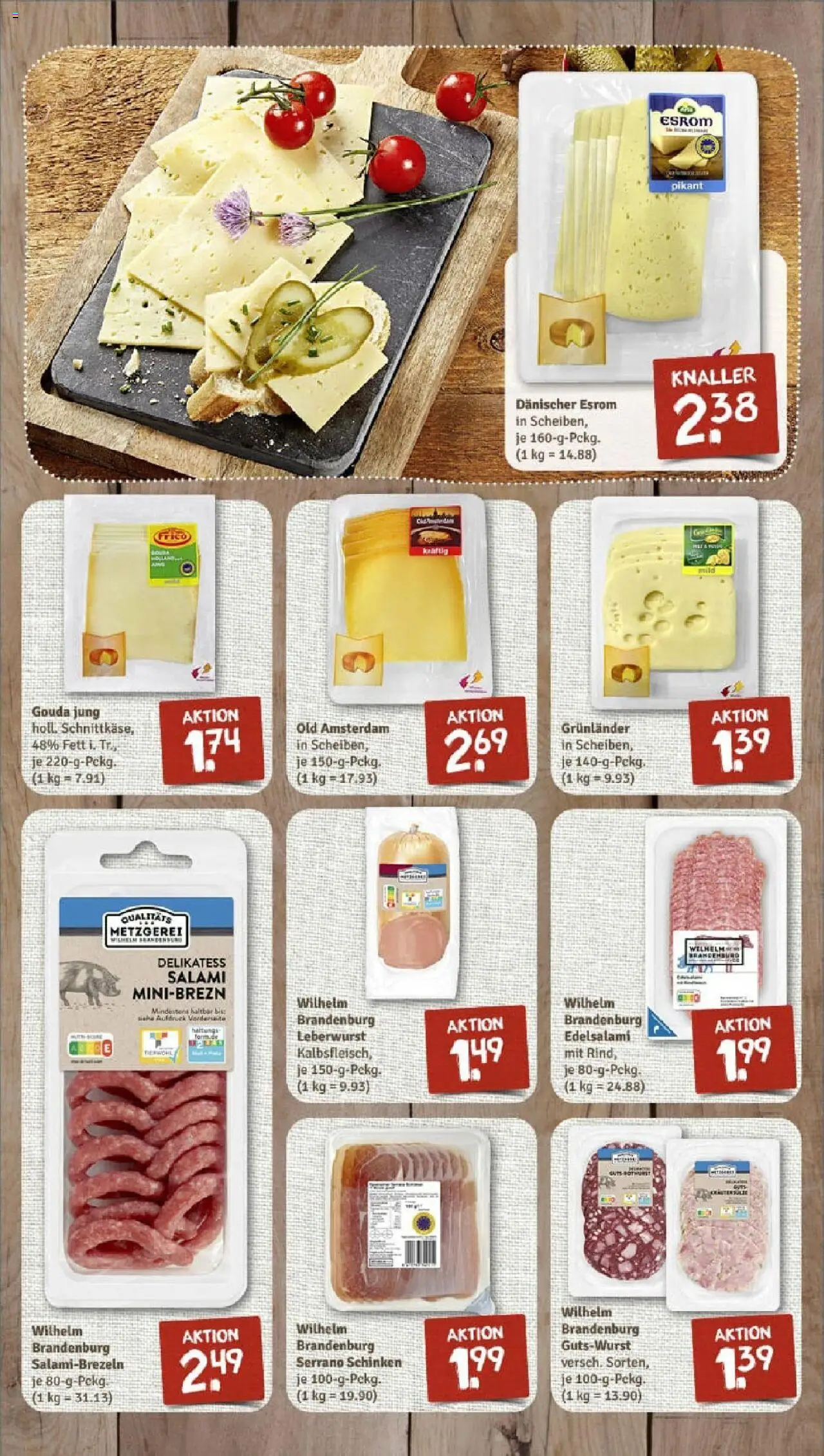 Rewe prospekt Nordstrand	 – gültig ab 28.09.2025 | Seite: 7 | Produkte: Gouda, Grunlander, Serrano schinken, Schinken