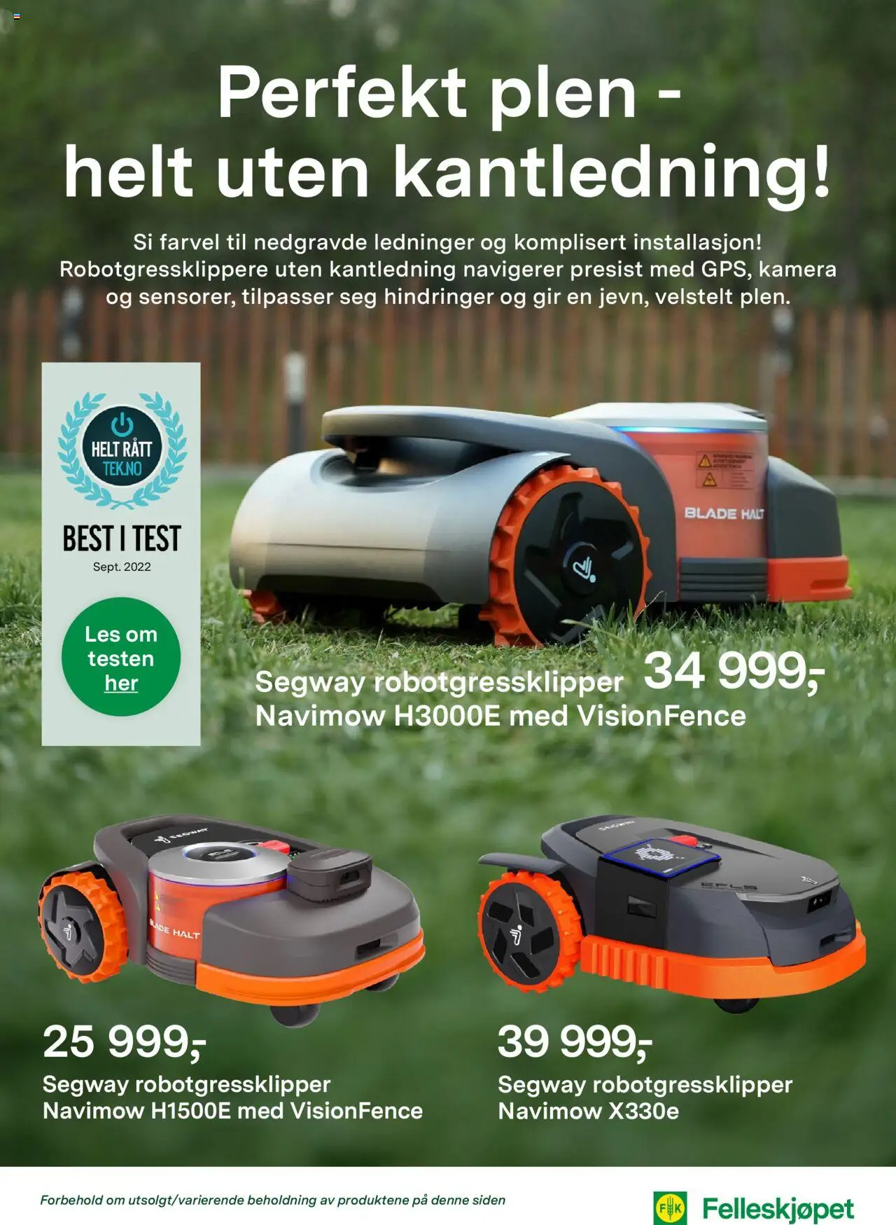  | Side: 2 | Produkter: Robotgressklipper, Kamera