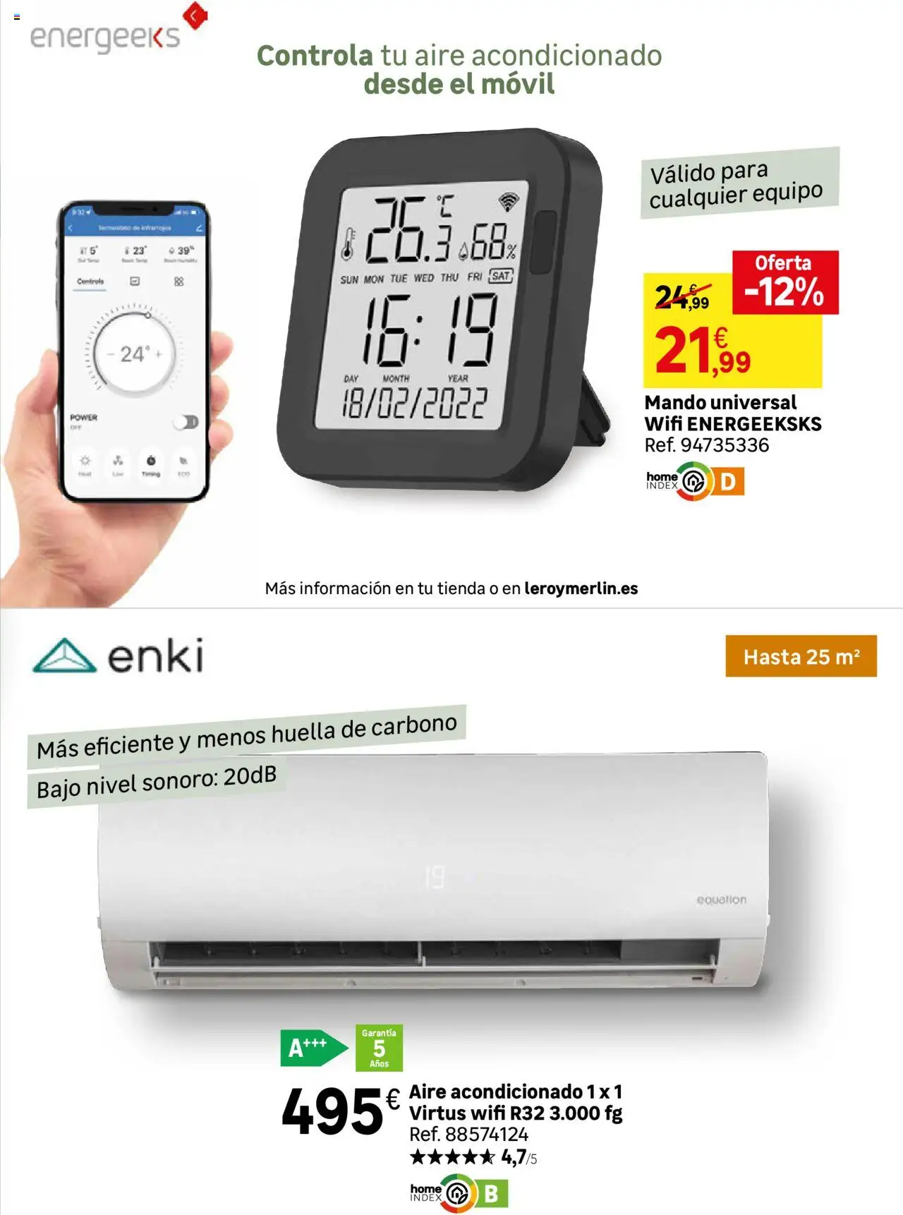 Leroy Merlin catálogo │ válido desde el 21.10.2025 | Página: 99 | Productos: Aire acondicionado