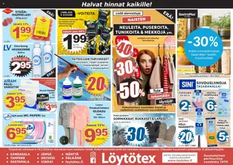 Löytötex-mainoslehti voimassa 04.02.2026 alkaen