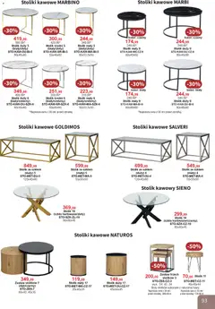 Pogląd oferty "Bodzio Katalog" - ważna od 01.01.2026 | Strona: 93 | Produkty: Stolik kawowy