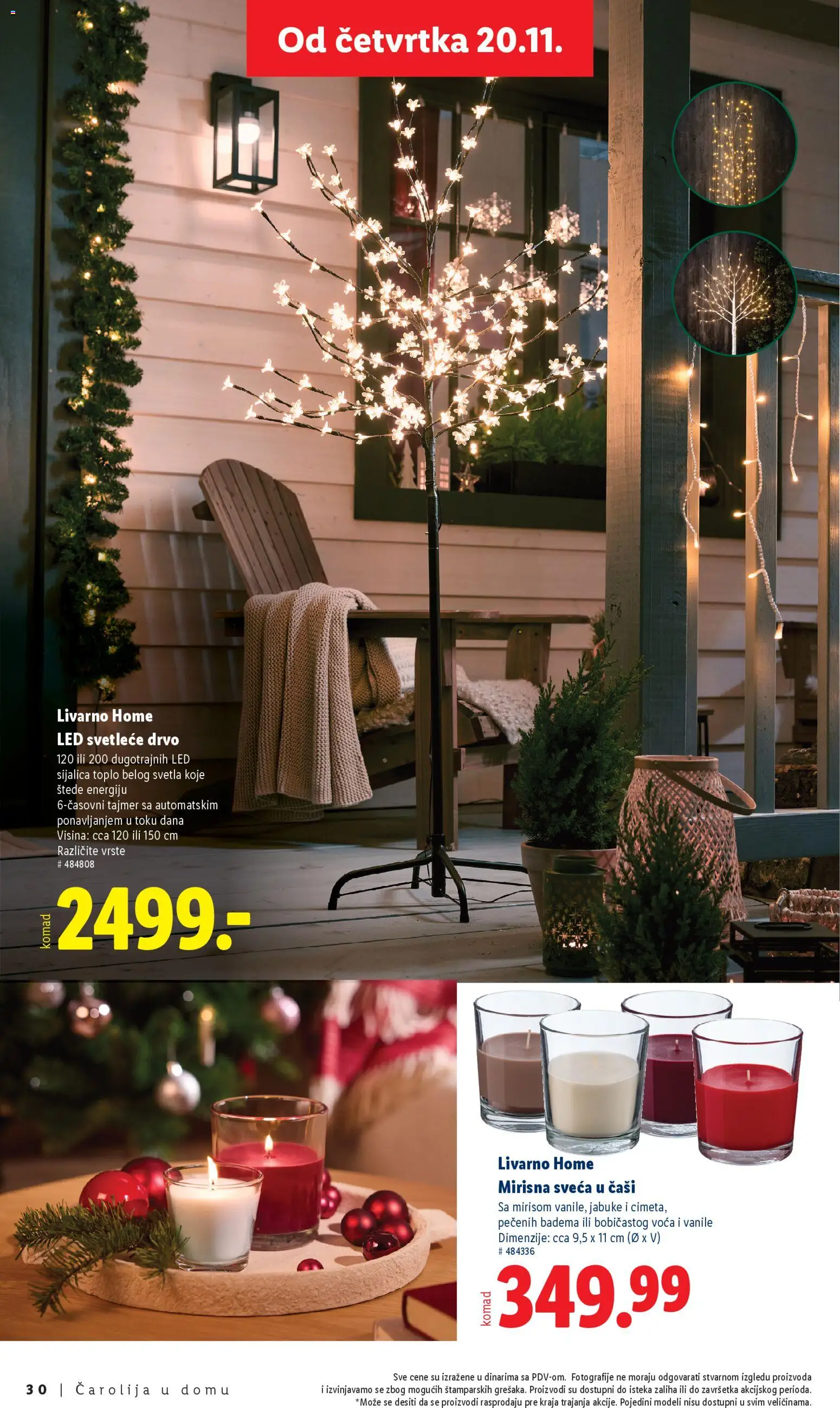 Lidl katalog - važi od 10.11.2025 | Strana: 30 | Proizvode: Sijalica, LED sijalica, Svetleće Drvo, Jabuke