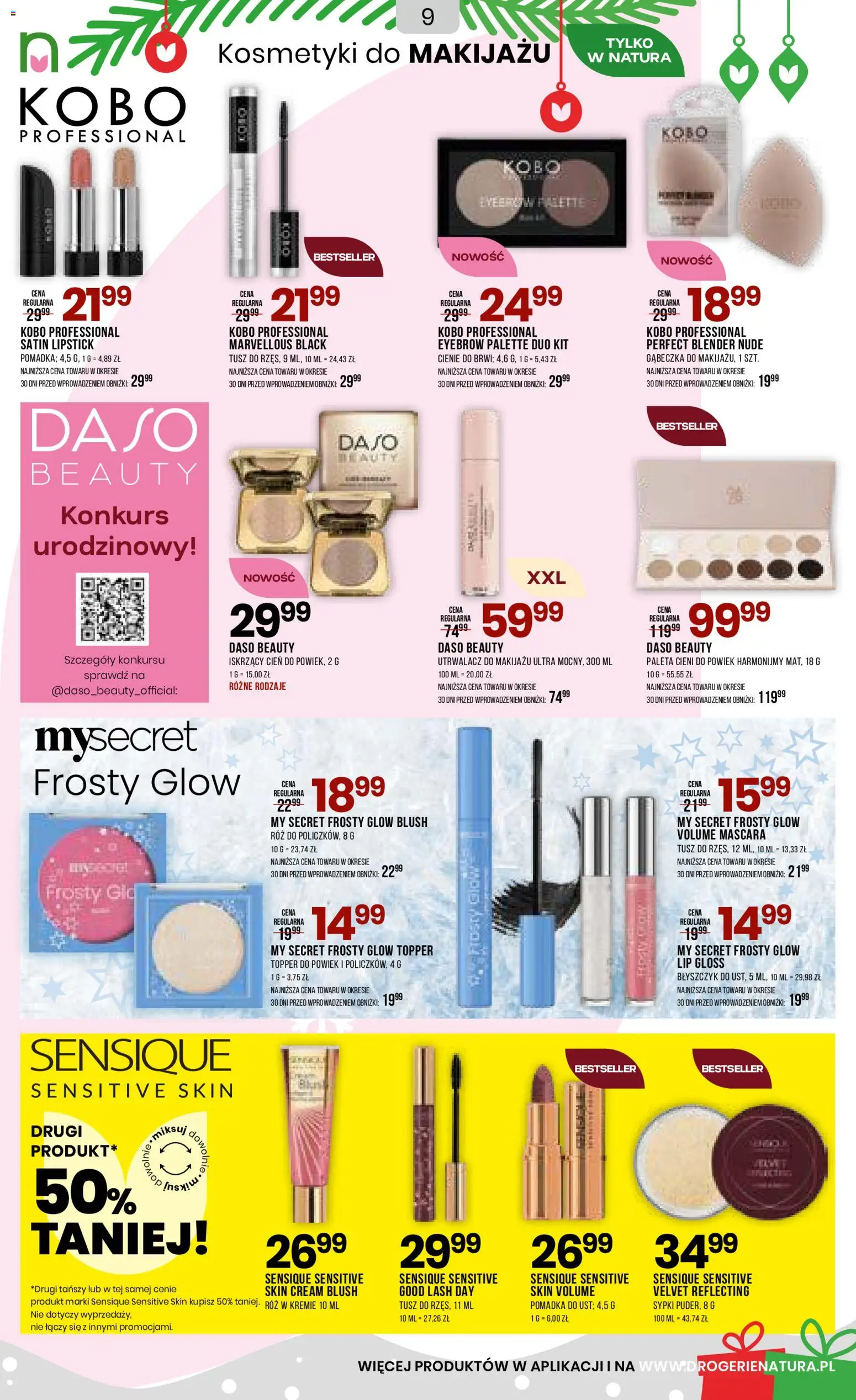 Drogerie Natura Black Friday od 27.11.2025 | Strona: 9 | Produkty: Kosmetyki, Pomadka, Róż, Błyszczyk