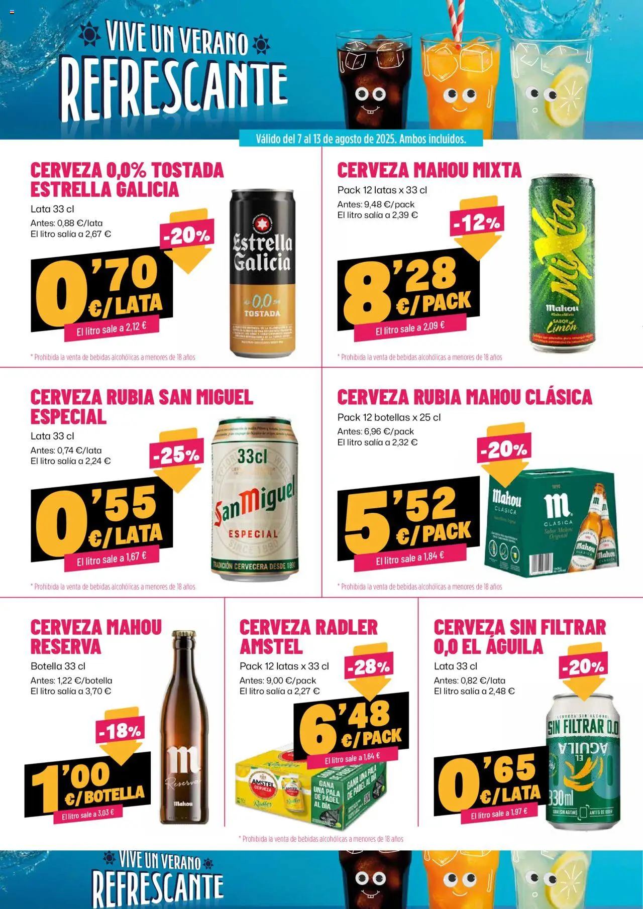 AhorraMas folleto │ válido desde el 07.08.2025 | Página: 10 | Productos: Cerveza