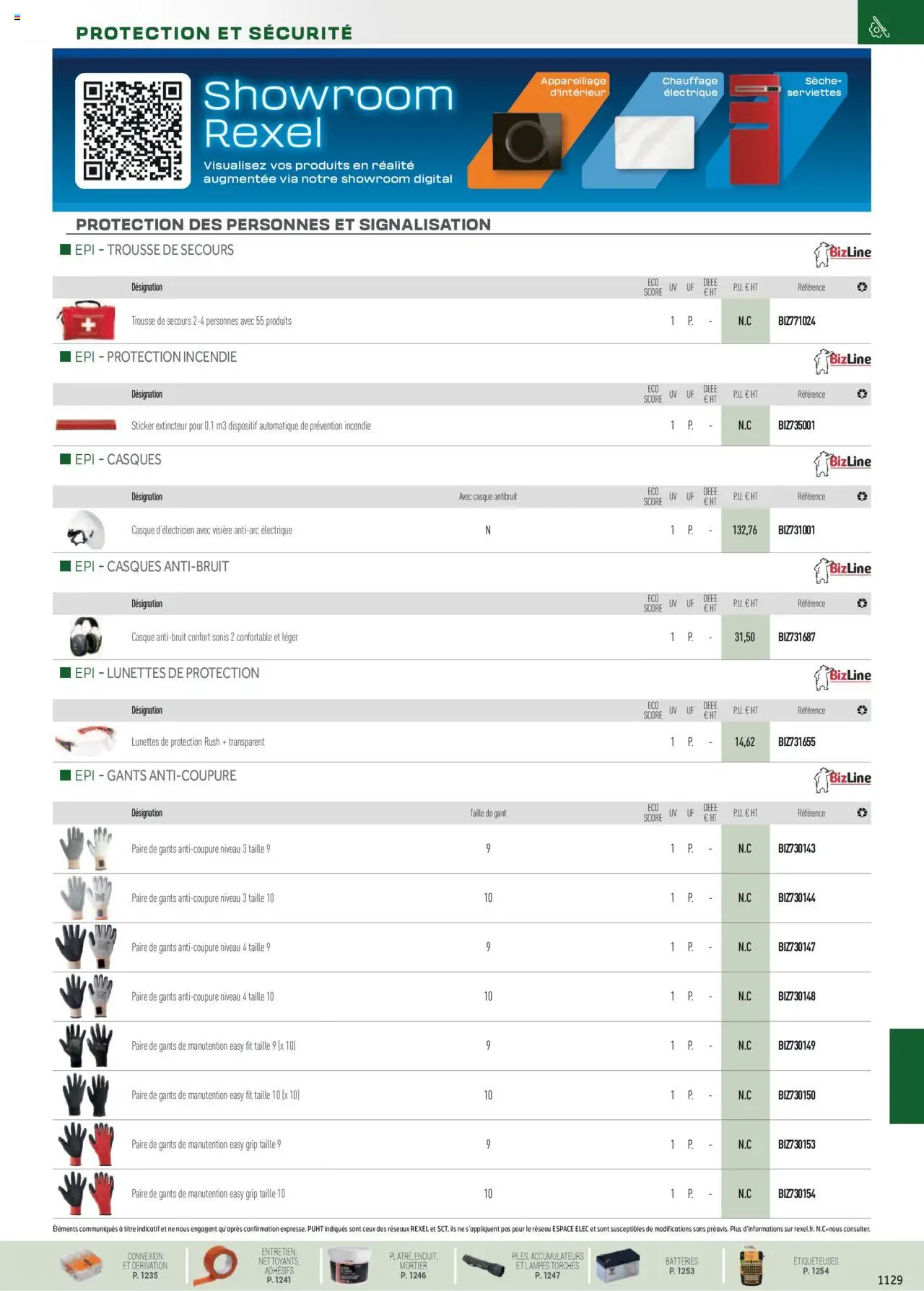  | Page: 3 | Produits: Extincteur, Mortier, Casque, Lunettes