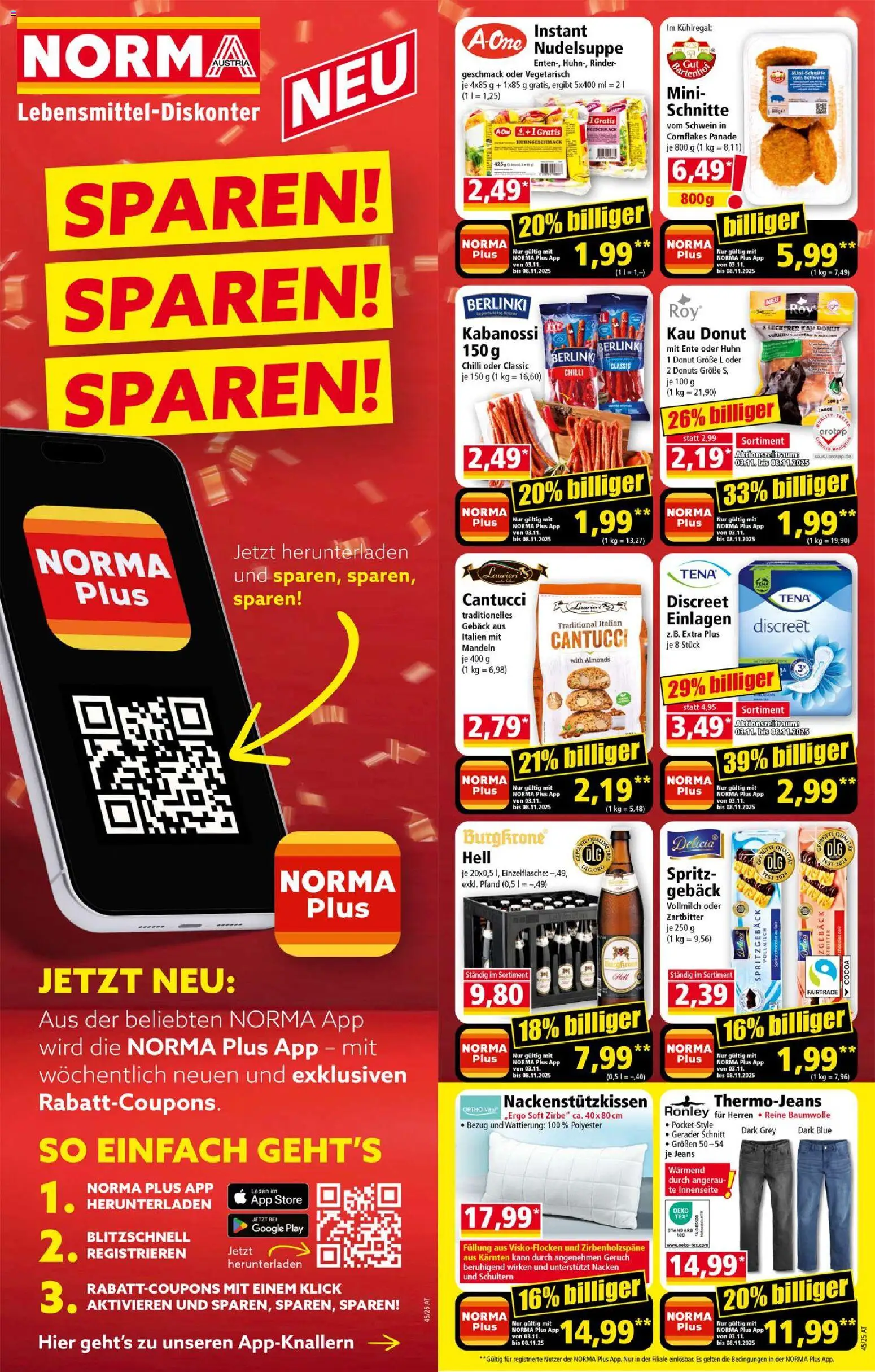 Norma Flugblatt gültig ab 03.11.2025 | Seite: 2 | Produkte: Jeans