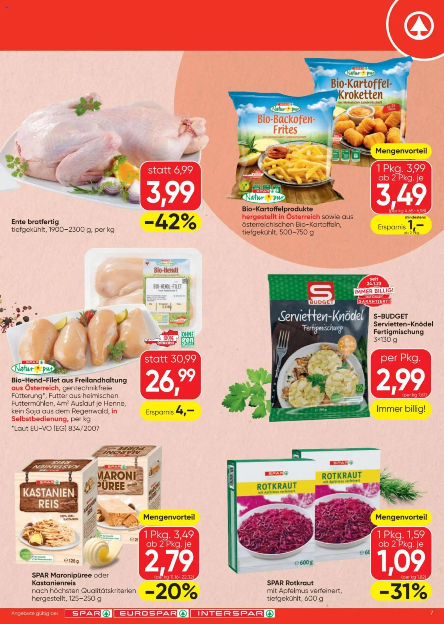 Spar Flugblatt gültig ab 30.10.2025 | Seite: 7 | Produkte: Reis