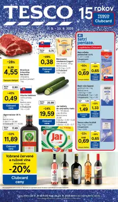 Tesco leták platný od 17.09.2025