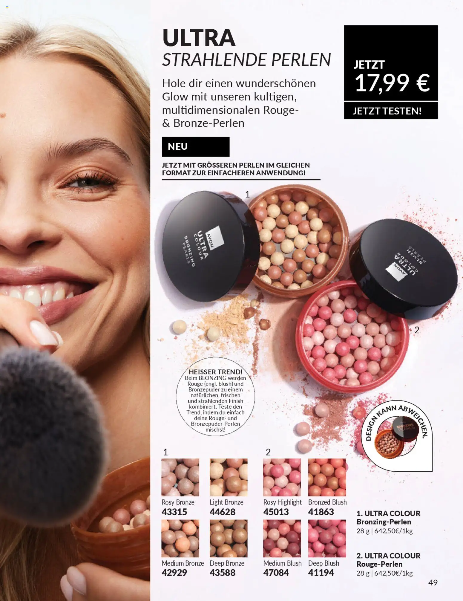 AVON Katalog Januar 2026 – gültig ab 01.01.2026 | Seite: 51 | Produkte: Rouge, Finish, Blush