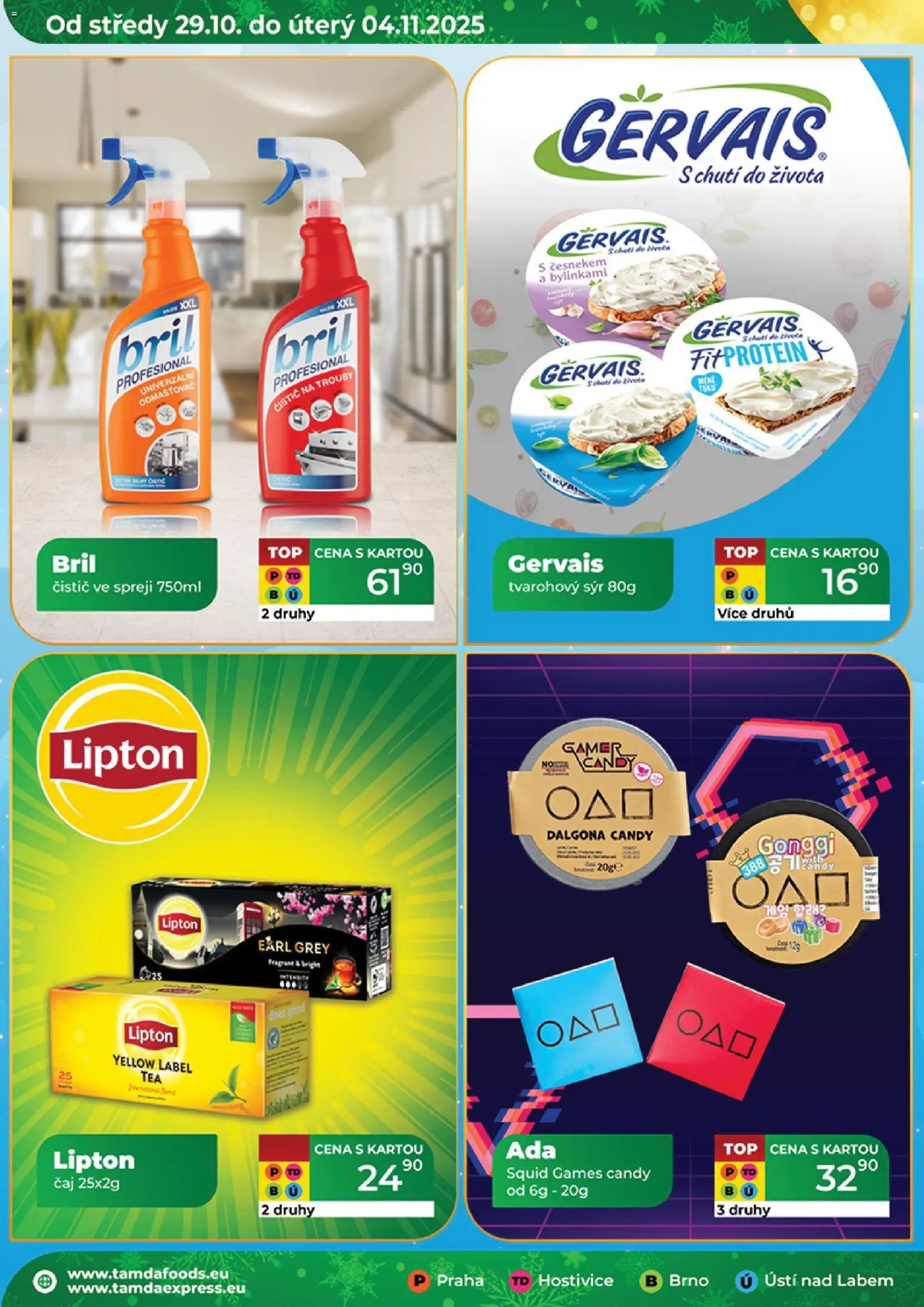 Tamda Foods leták od 29.10.2025 | Strana: 22 | Produkty: Sýr, Čaj, Gervais