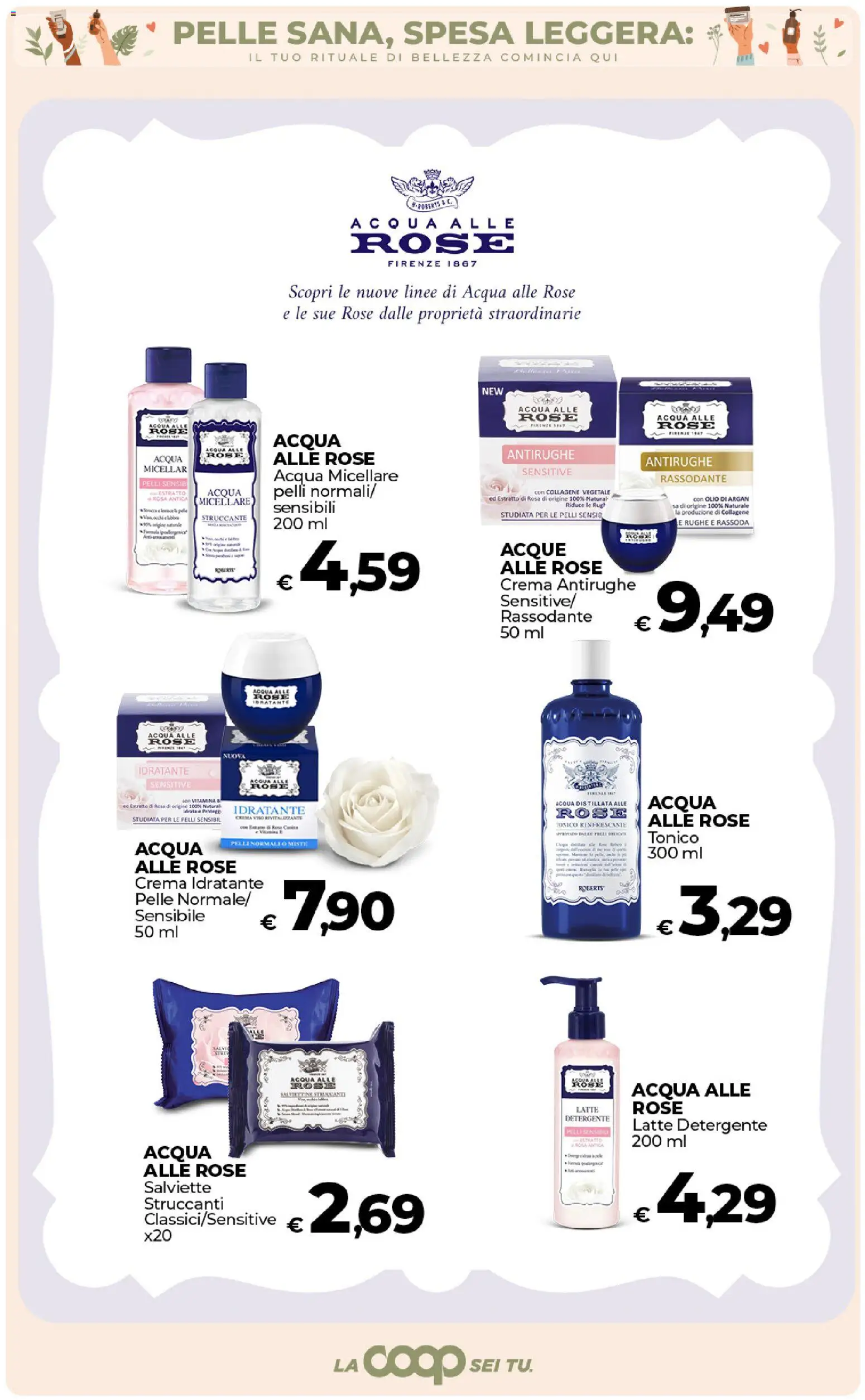 Volantino COOP del 17.01.2026 | Pagina: 34 | Prodotti: Crema, Acqua micellare, Acqua, Olio