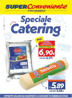 Anteprima del volantino SuperConveniente Catering Enna, Misterbianco catalogo valido a partire dal 03.02.2026