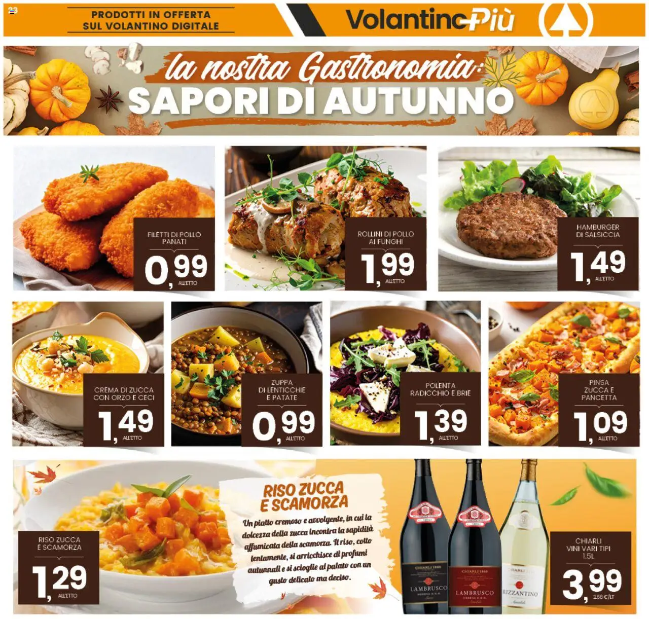 Volantino Interspar del 02.10.2025 | Pagina: 23 | Prodotti: Patate, Salsiccia, Zucca, Hamburger