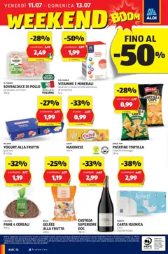 Volantino Aldi del 07.07.2025 | Pagina: 24 | Prodotti: Pollo, Frutta, Limone, Arancia