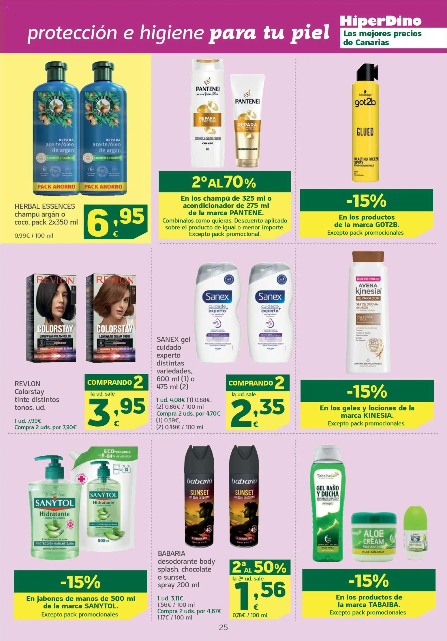 HiperDino folleto │ válido desde el 11.11.2025 | Página: 25 | Productos: Jabón, Desodorante, Baño, Ducha