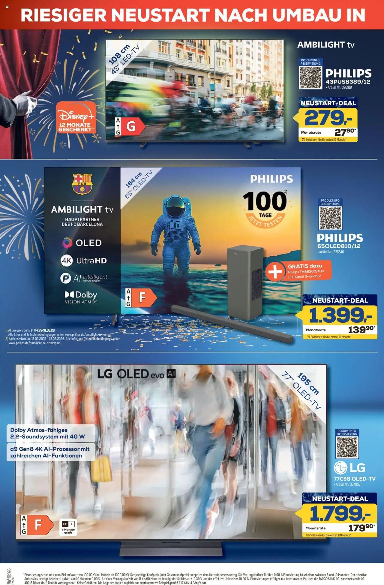 Euronics  Neustart Teil 2 – gültig ab 09.10.2025 | Seite: 2 | Produkte: LG, Philips, Soundbar, TV