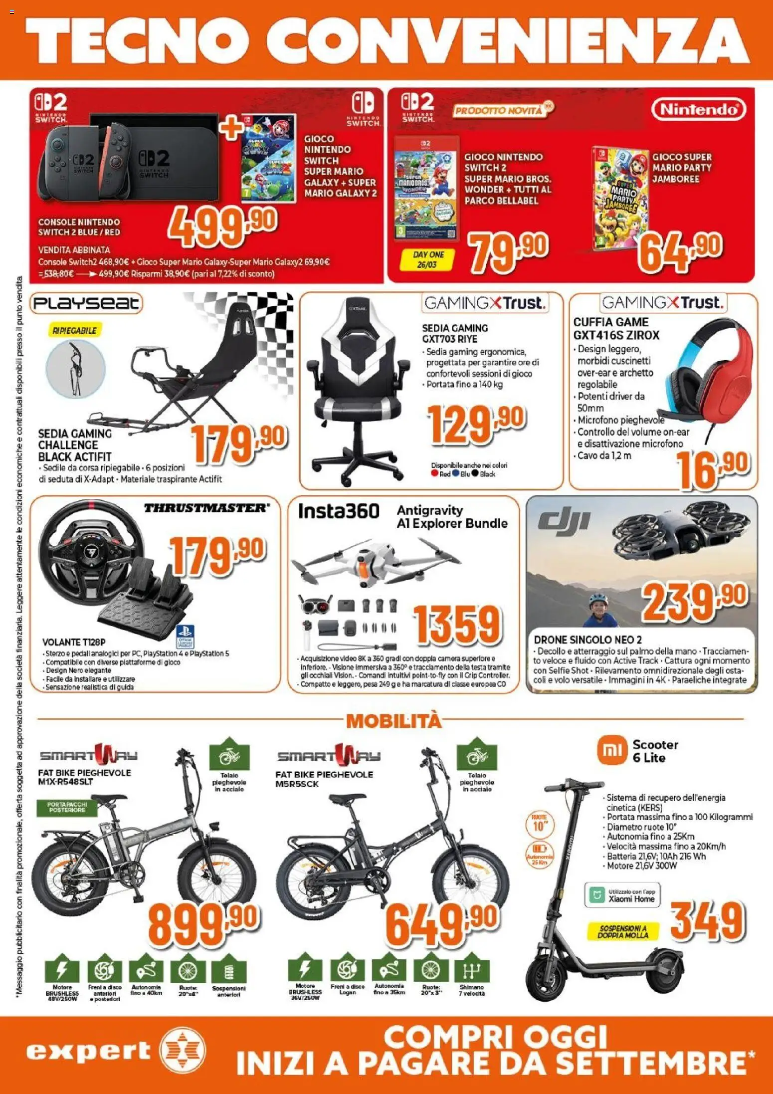 Volantino Expert del 26.03.2026 | Pagina: 6 | Prodotti: Cavo, Gioco, Microfono, Sedia