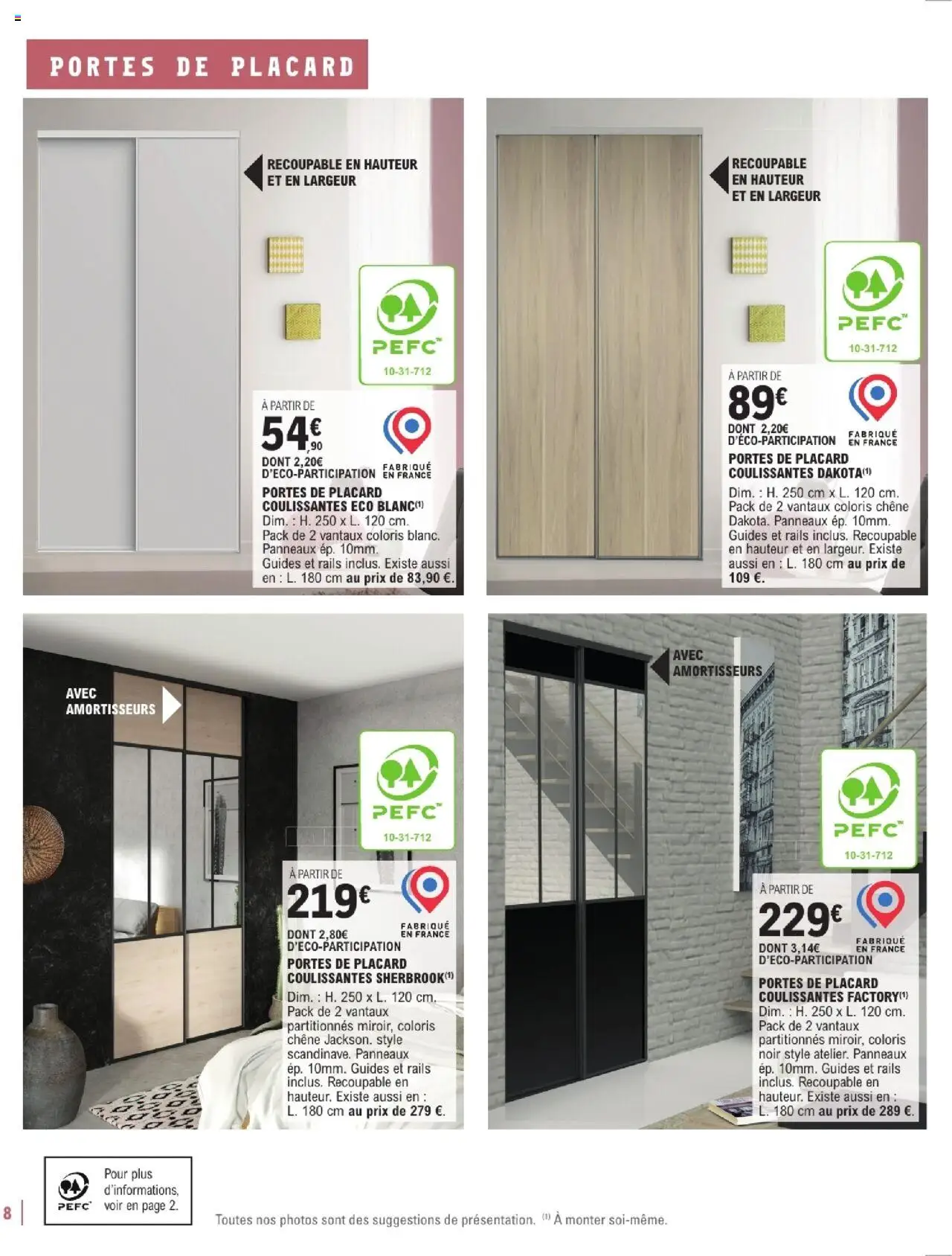 {H1} | Page: 8 | Produits: Portes