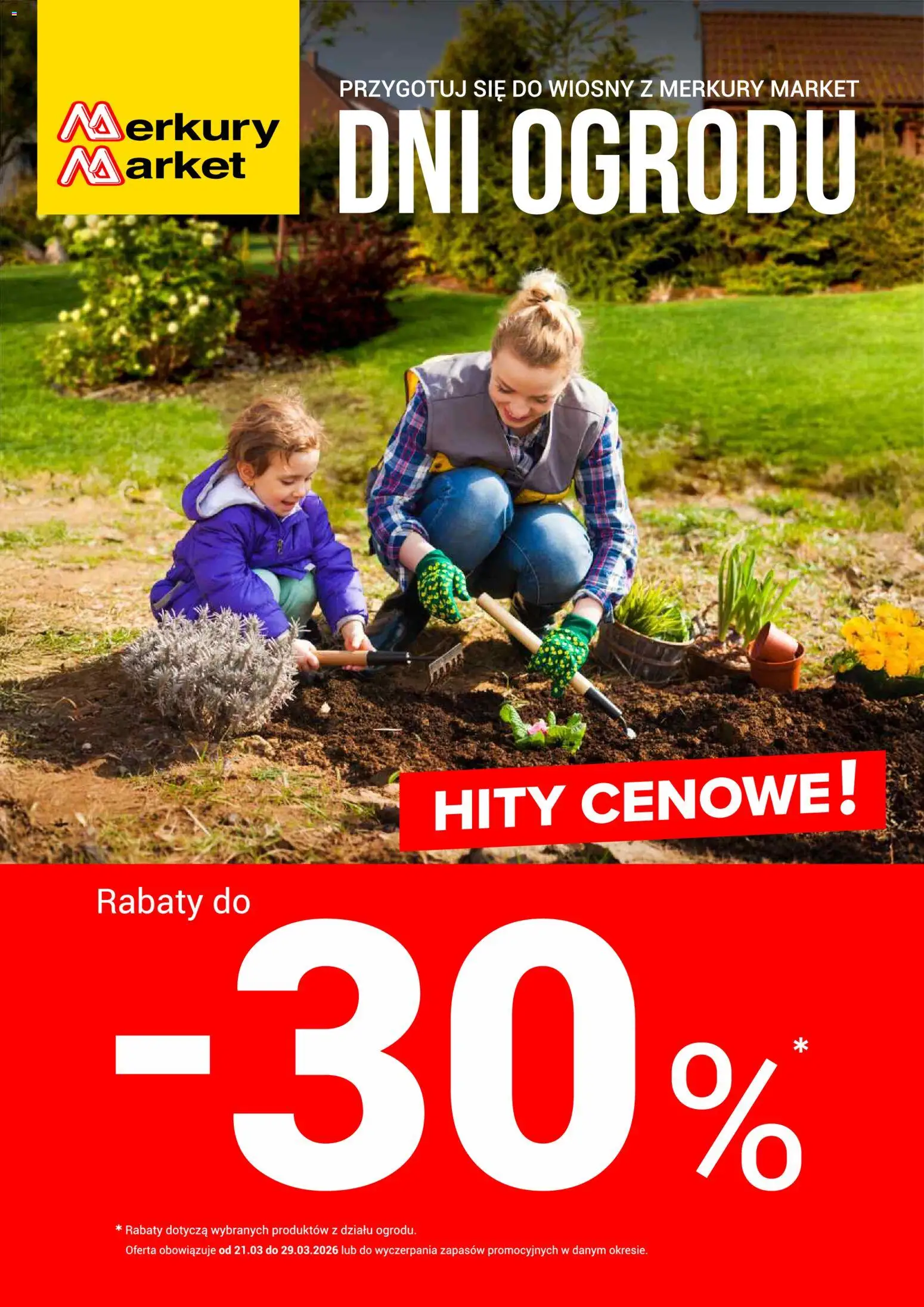Merkury Market gazetka - Przygotuj się do wiosny od 21.03.2026 | Strona: 1