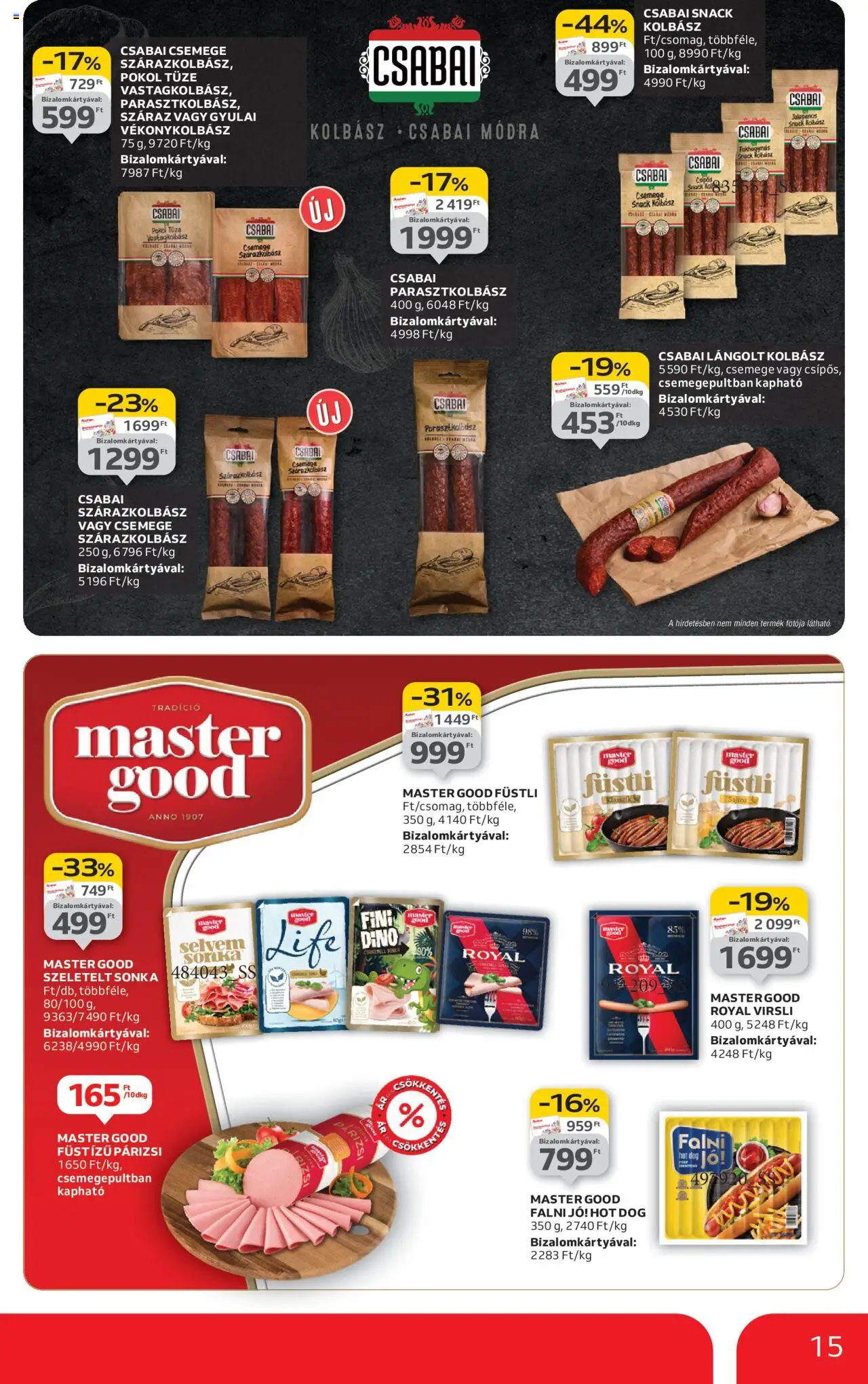 Auchan akciós ujság - amely érvényes a következő dátumtól: 07.08.2025 | Oldal: 15 | Termékek: Jalapenos, Hot dog, Kolbász, Lángolt kolbász