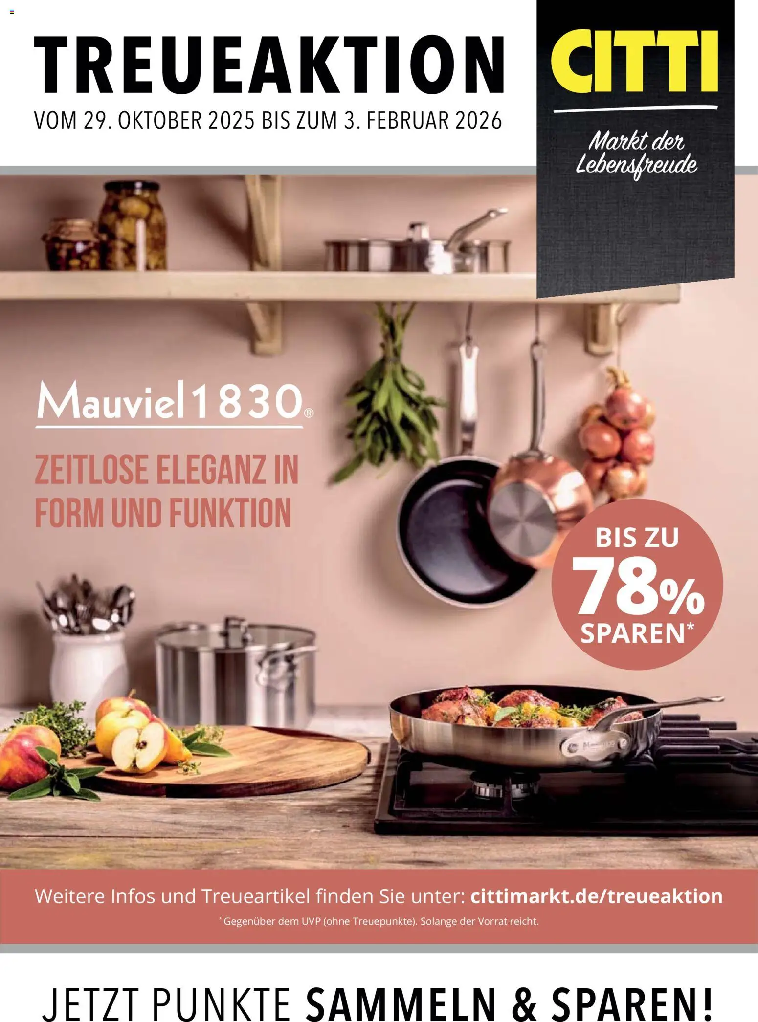 CITTI Markt Treueheftaktion – gültig ab 29.10.2025 | Seite: 1
