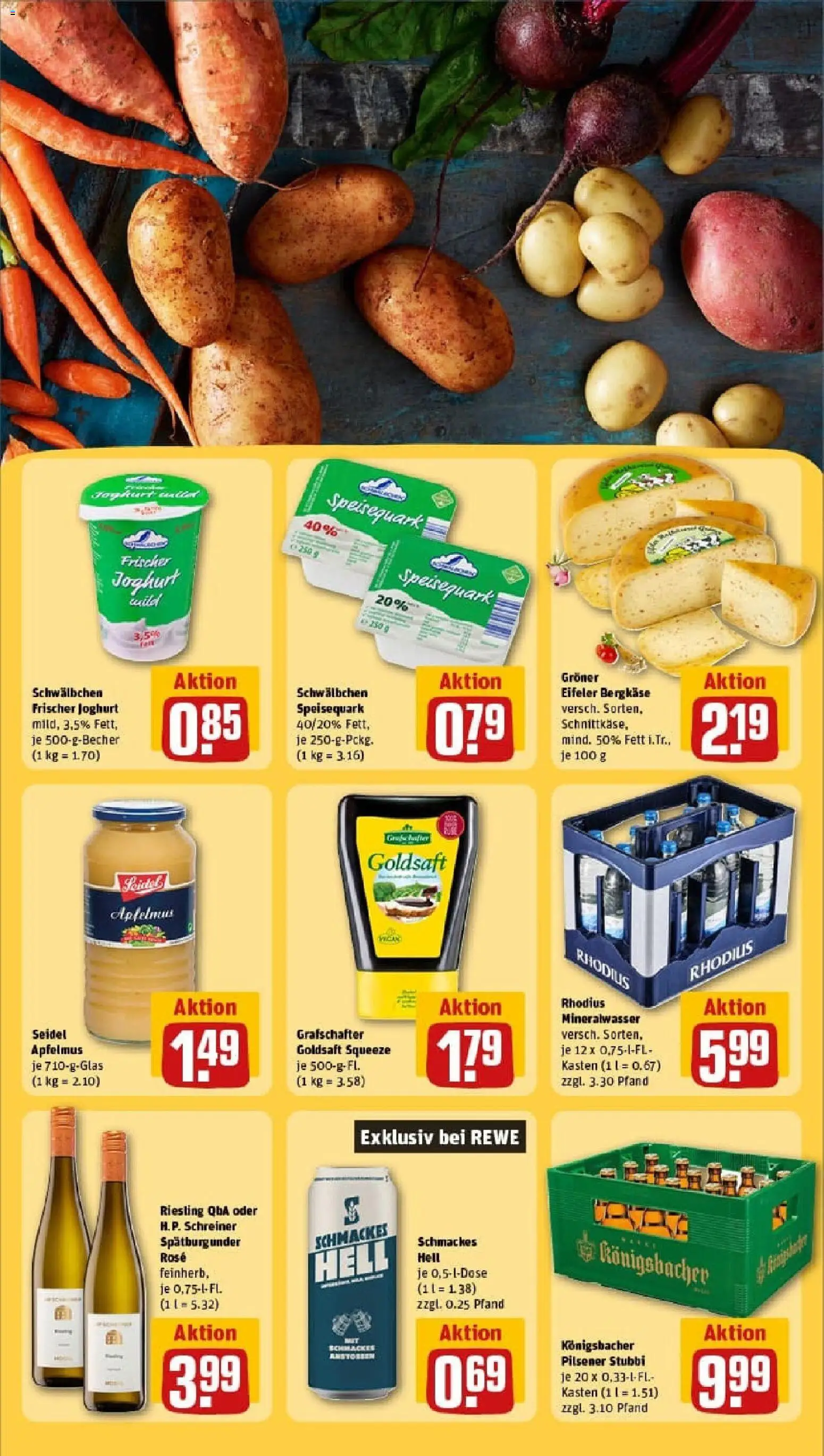 Rewe prospekt Neuwied / Irlich	 – gültig ab 26.10.2025 | Seite: 29 | Produkte: Quark, Joghurt, Mineralwasser, Speisequark