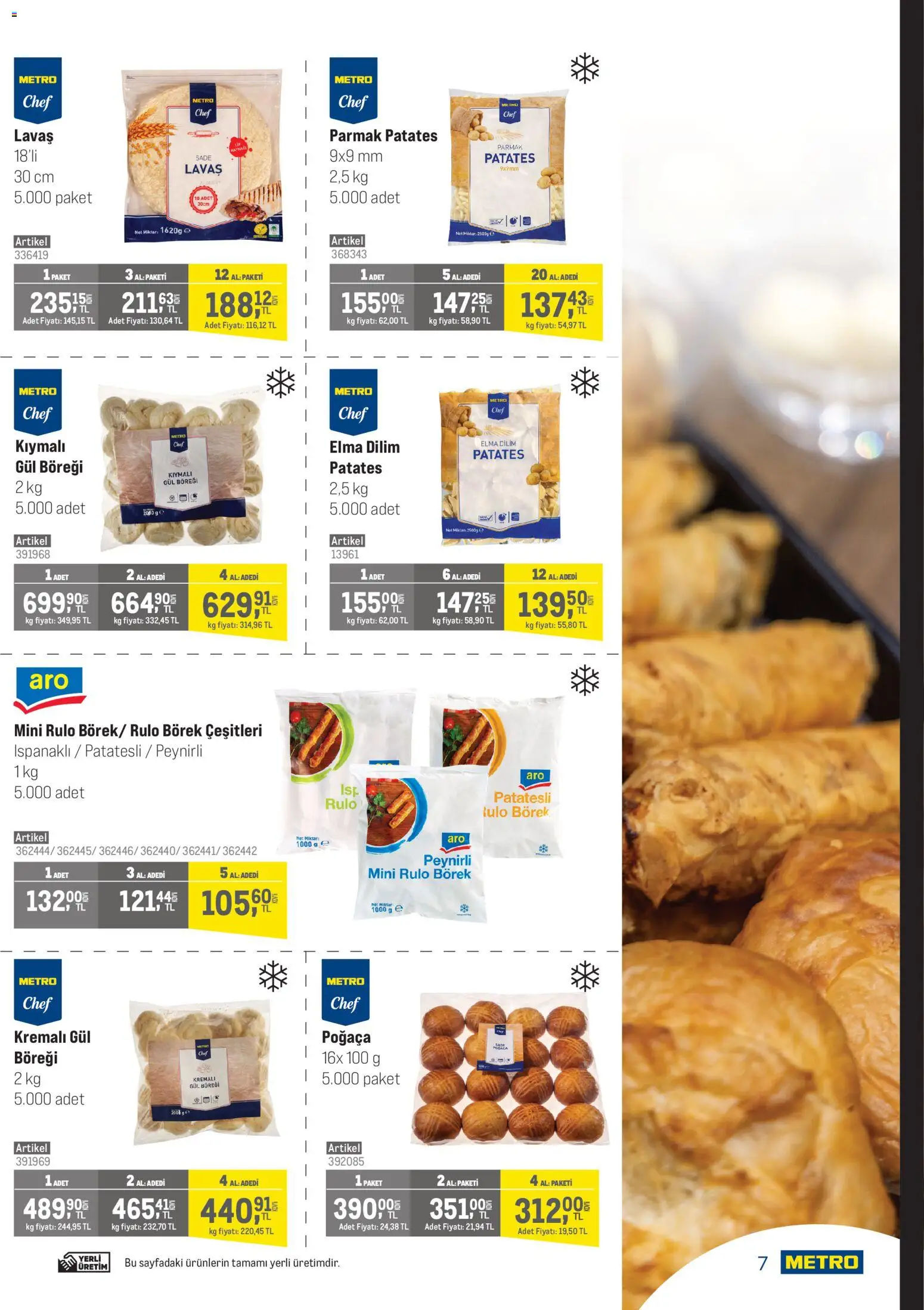 Metro - Şehir Otelleri - 24.12.2025 tarihinden itibaren geçerlidir | Sayfa: 7 | Ürünler: Gül, Elma, Patates