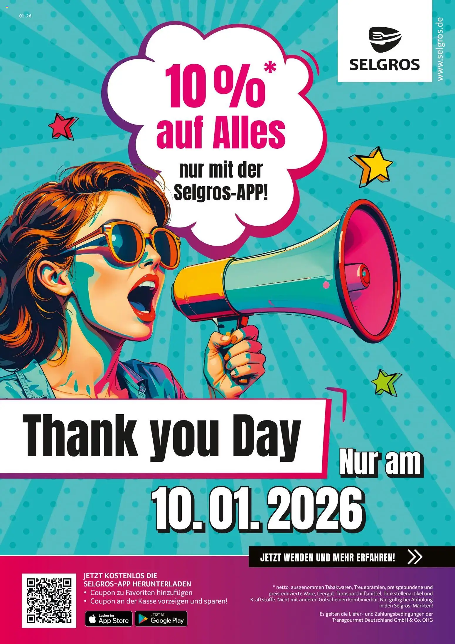 Selgros Thank you day – gültig ab 10.01.2026 | Seite: 1