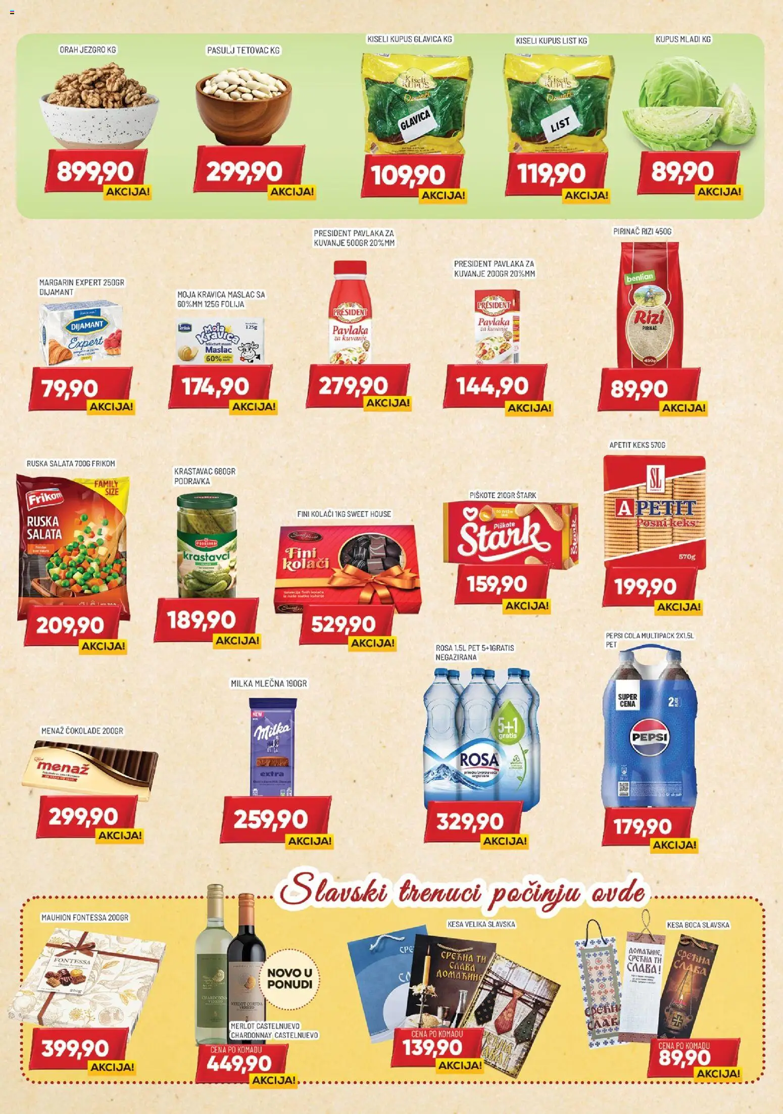 Medius katalog - važi od 28.04.2026 | Strana: 3 | Proizvode: Ruska salata, Krastavac, Milka, Kupus