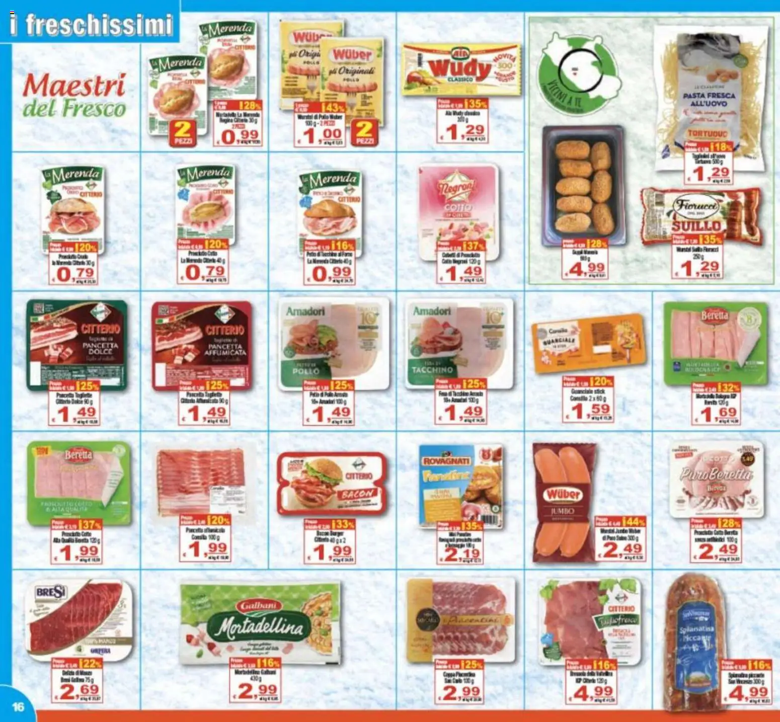 Volantino CTS del 06.03.2026 | Pagina: 16 | Prodotti: Pollo, Tacchino, Pasta, Colla