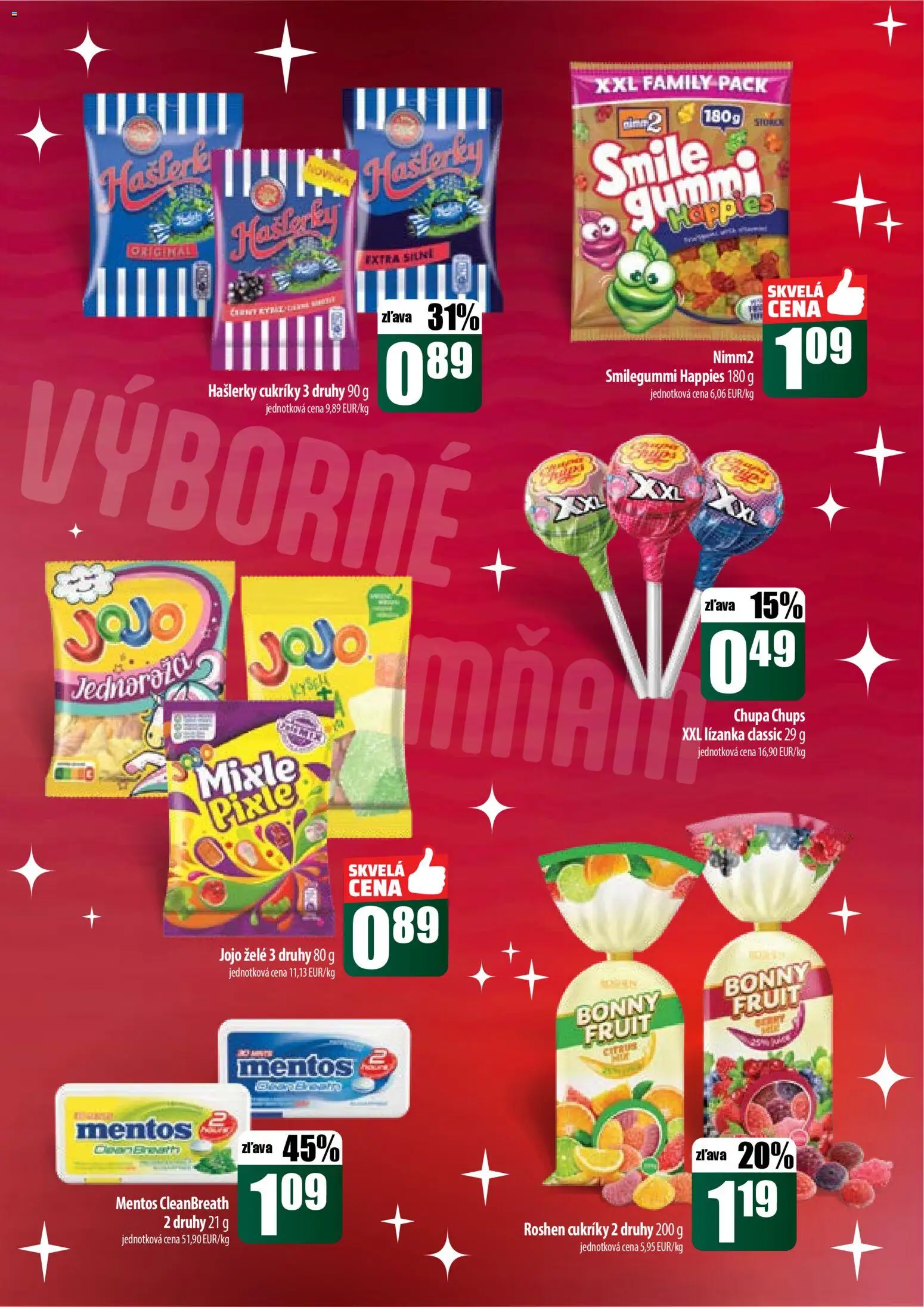 Nové COOP Jednota akcie – leták je platný od 11.12.2025 | Strana: 41 | Produkty: Cukríky