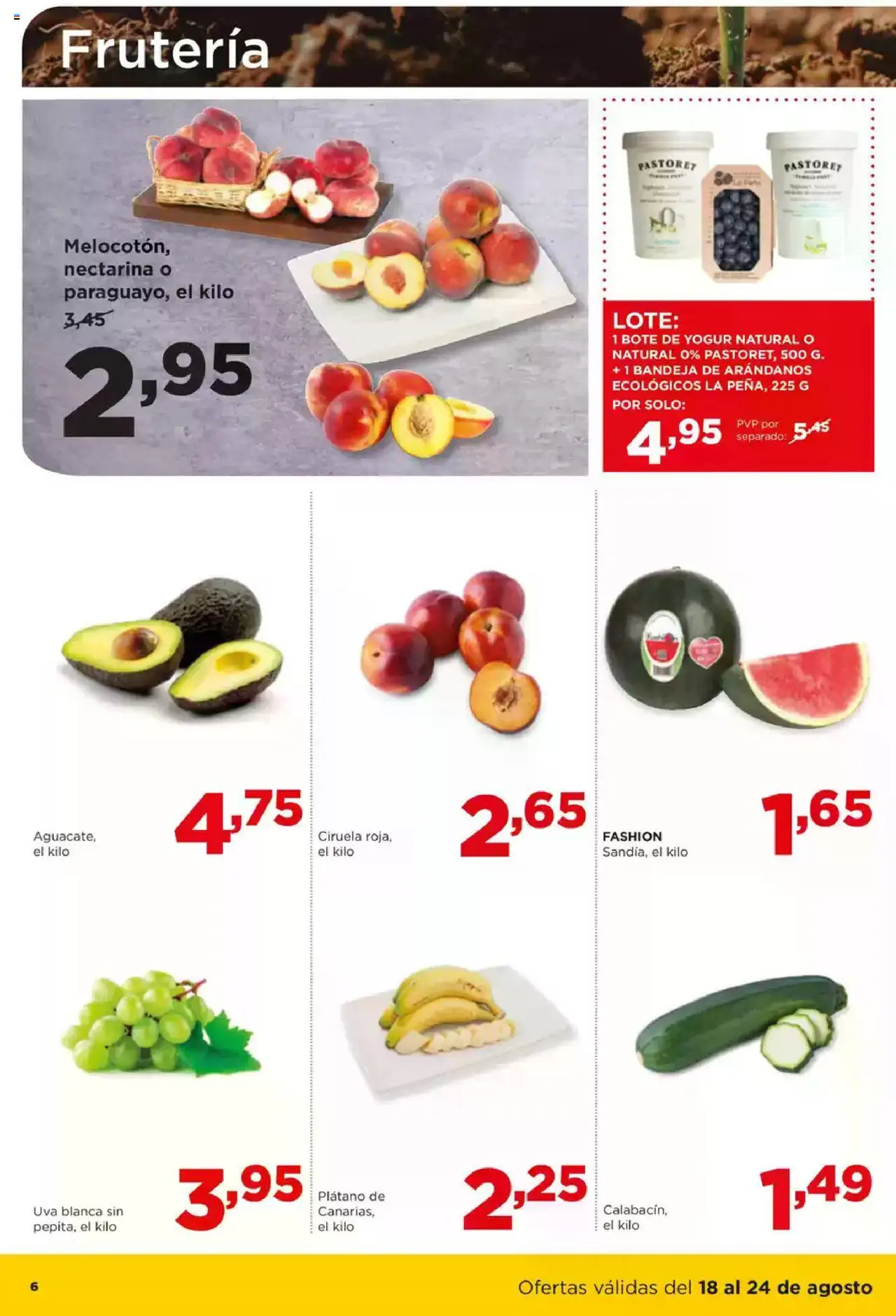 Alimerka folleto Asturias │ válido desde el 18.08.2025 | Página: 6 | Productos: Yogur, Bandeja
