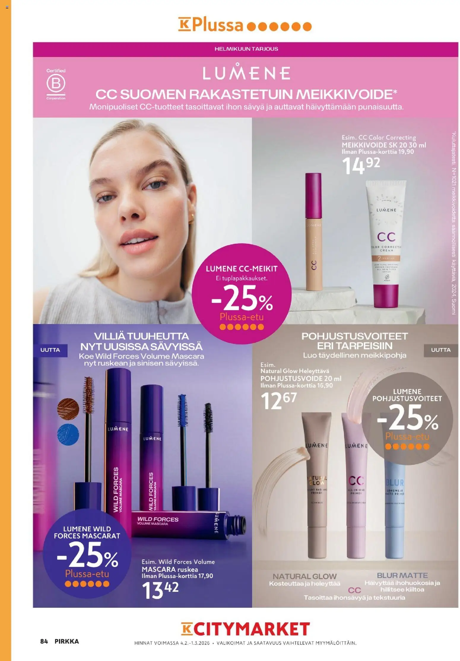 K-Citymarket - Pirkka – voimassa 04.02.2026 alkaen | Sivu: 84