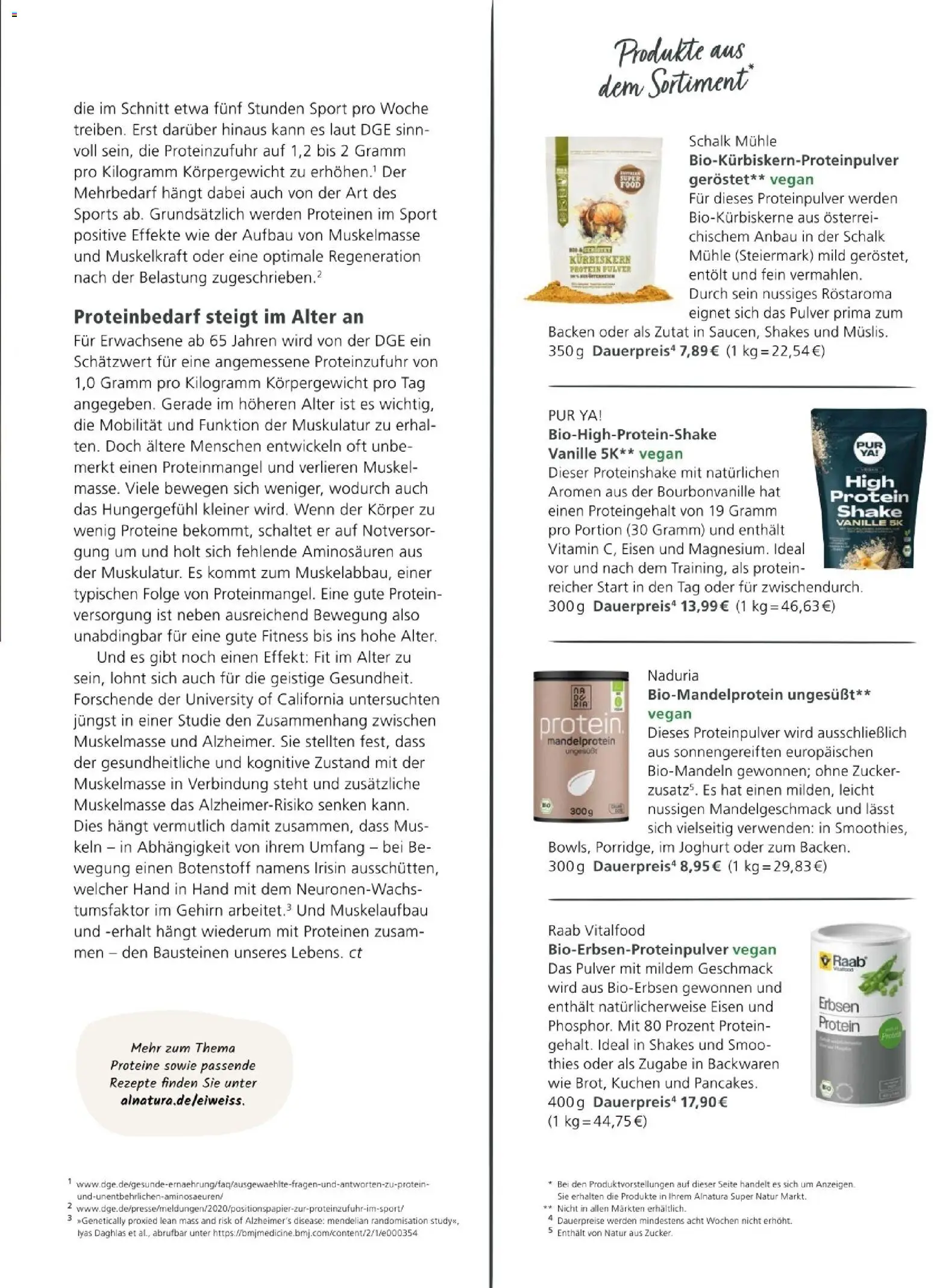 Alnatura Prospekt – gültig ab 01.01.2026 | Seite: 65 | Produkte: Mühle, Joghurt, Zucker, Kuchen