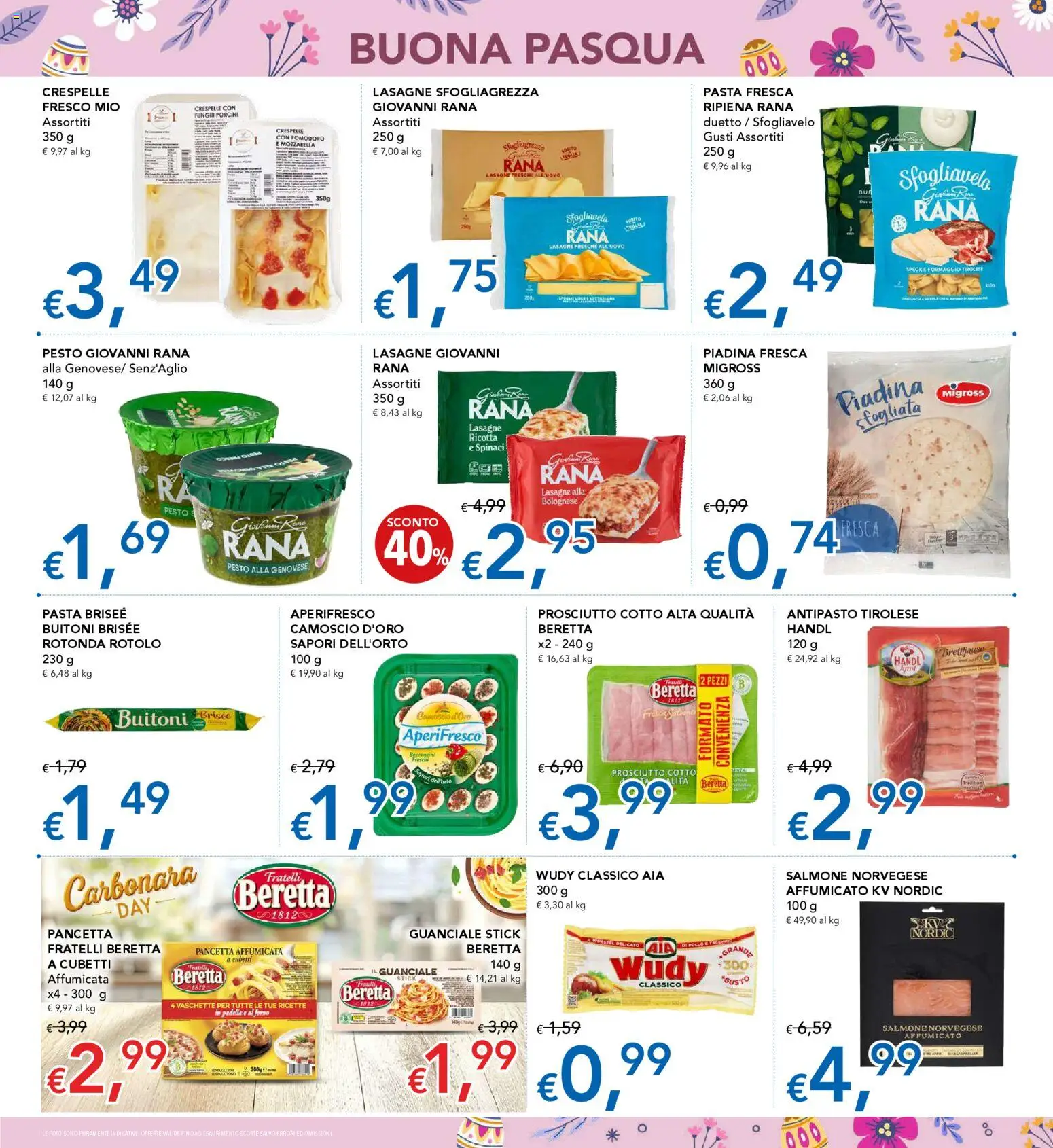 Volantino Migross del 26.03.2026 | Pagina: 6 | Prodotti: Formaggio, Pesto, Ricotta, Guanciale