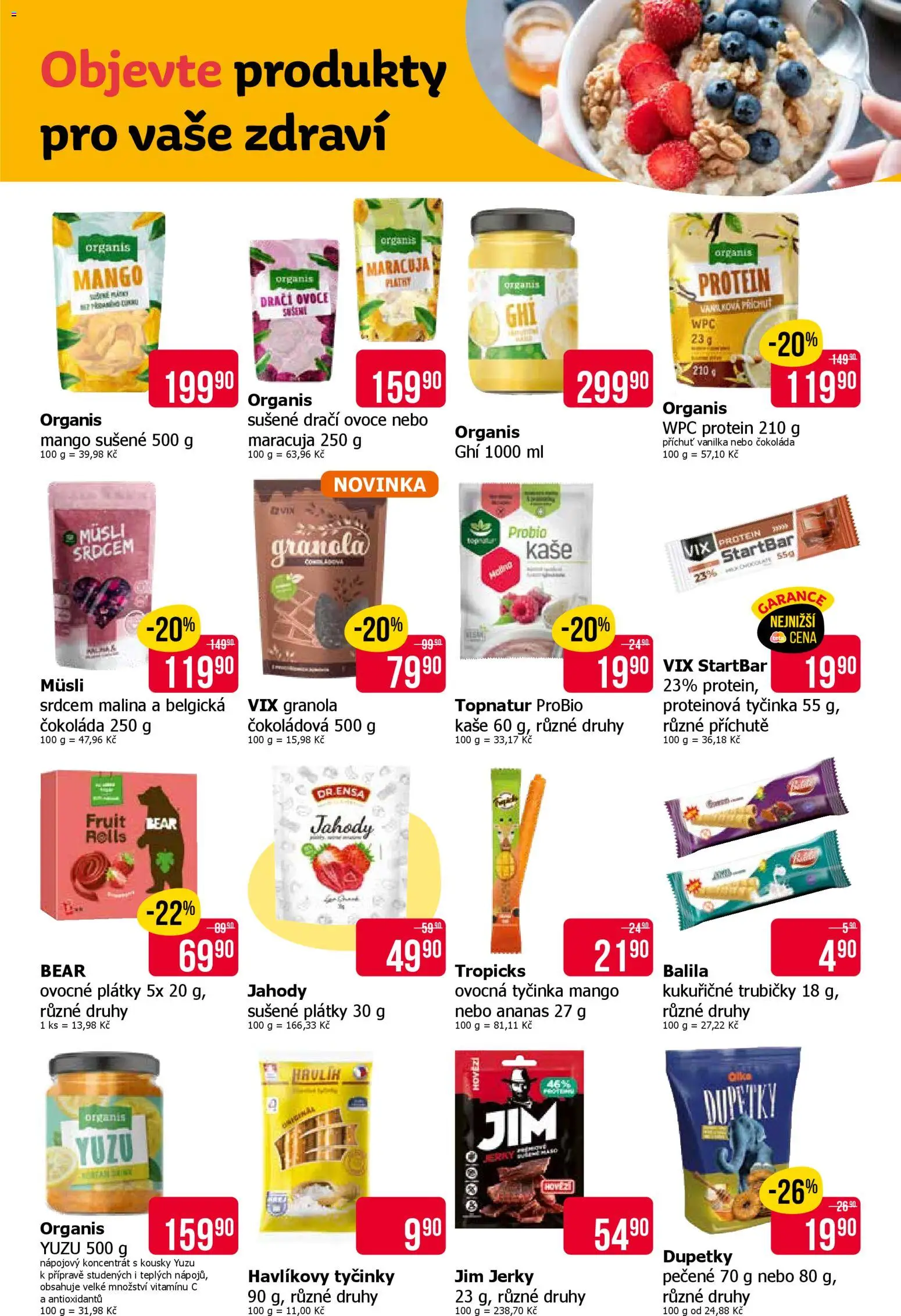 TETA Drogerie leták od 15.01.2026 | Strana: 2 | Produkty: Ovoce, Čokoláda, Dračí ovoce, Protein