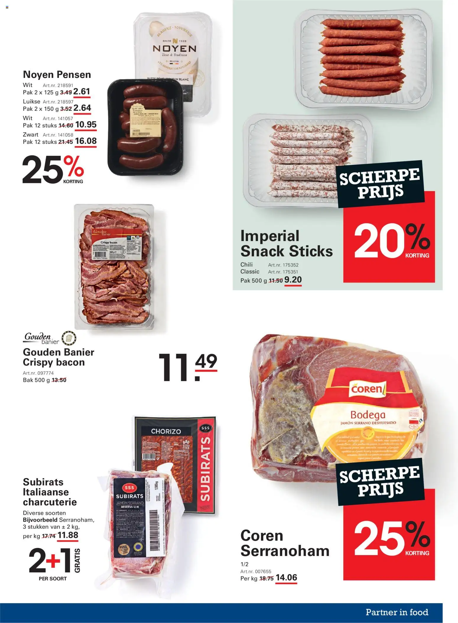 {H1} | Pagina: 11 | Producten: Bacon, Chorizo