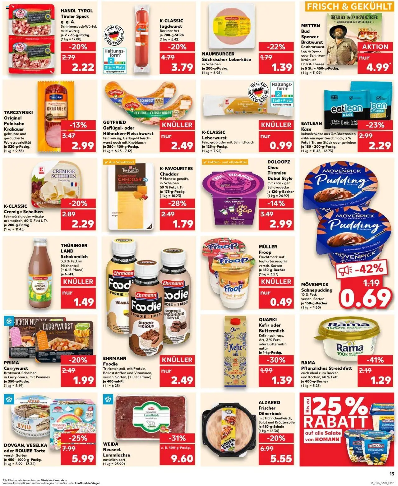 Kaufland prospekt Eisenach	 - gültig ab dem 29.06.2025 | Seite: 24 | Produkte: Froop, Pudding, Wurst, Leberkase