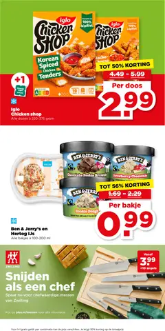 Ben & Jerry's en Hertog IJs, Alle bakjes à 100-200 ml - Voorbeeld van een folder van Plus, geldig van 22.04.2026 | Pagina: 28 | Producten: Kan