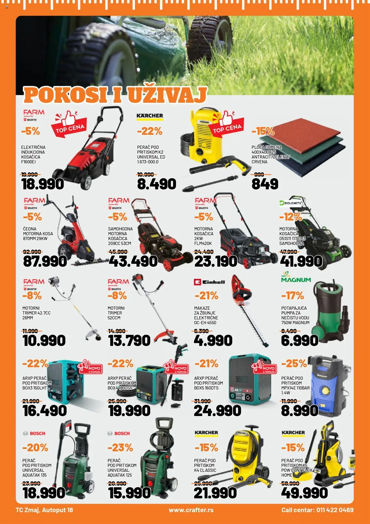 Crafter katalog - važi od 03.06.2025 | Strana: 2 | Proizvode: Bosch, Makaze, Trimer